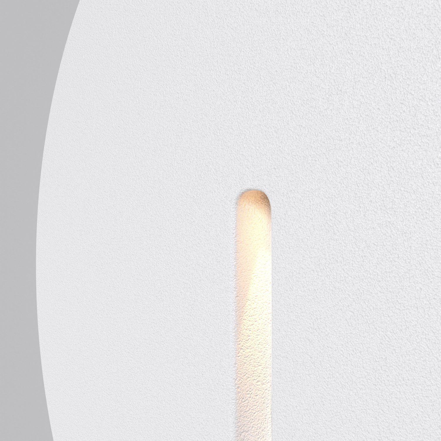 LED Wand Einbauleuchte Aluminium IP54 rund Ø 7 cm Weiß LED Wand Einbauleuchte Aluminium IP54 rund Ø 7 cm Weiß