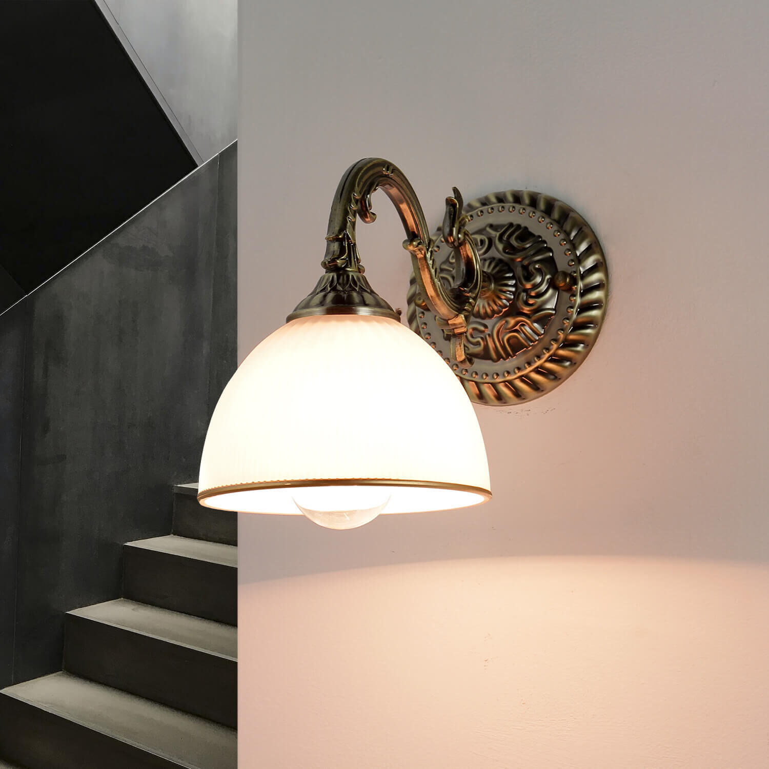 Leuchte, Haus, Wohnen, Treppe, Lampe
