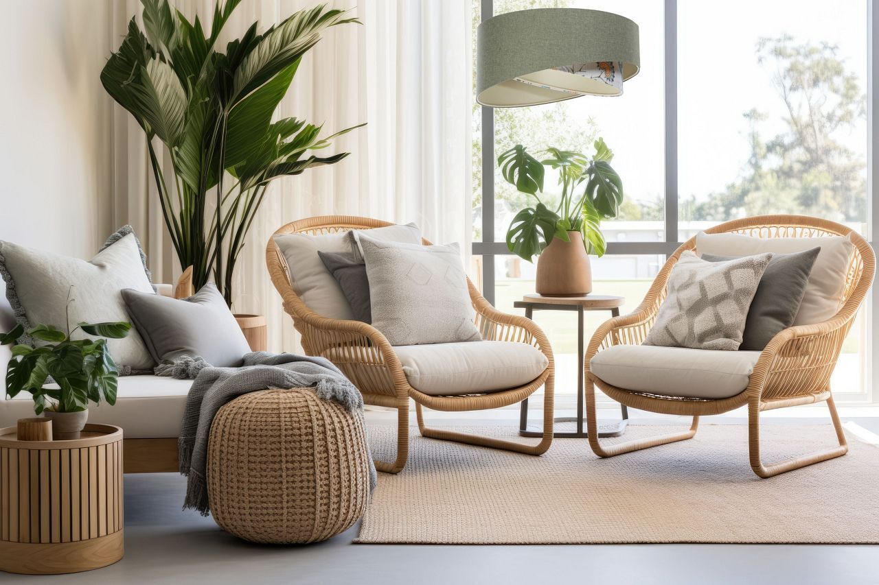 Hängeleuchte Grün Weiß Floral E27 rund D: 60 cm Stoffschirm Dekoration für Zuhause, Mobiliar, Tabelle, Stuhl, Kissen