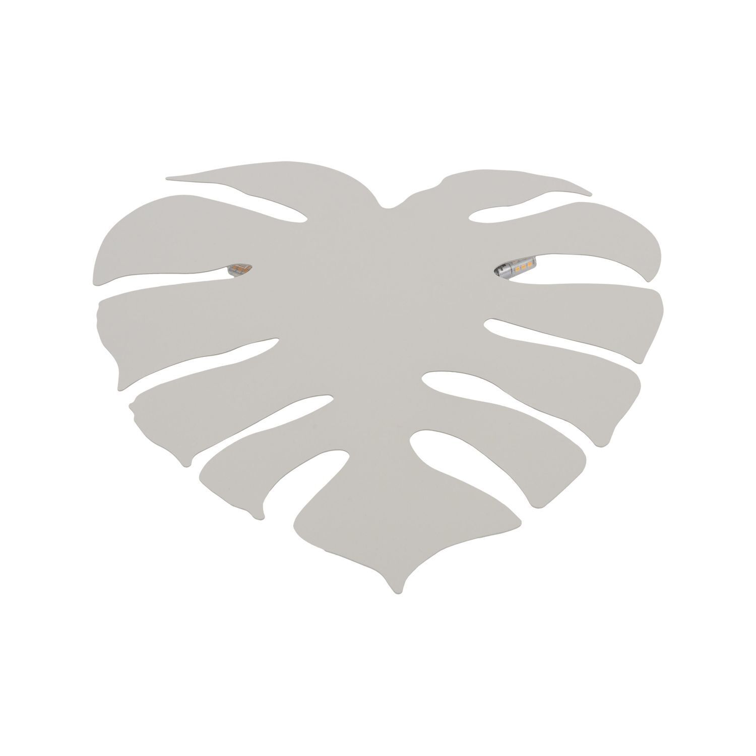 Applique blanche lumière indirecte métal H : 54 cm 4x G9 feuille Blatt, Pflanze, Schablone, Dekoration für Zuhause, Logo