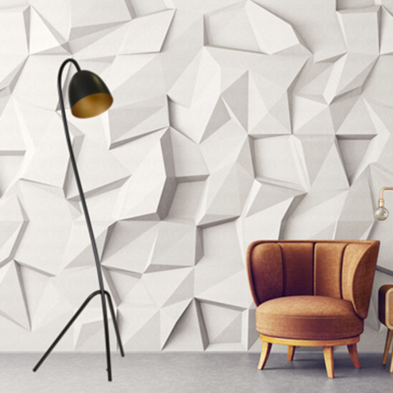 Lampe, Stuhl, Mobiliar