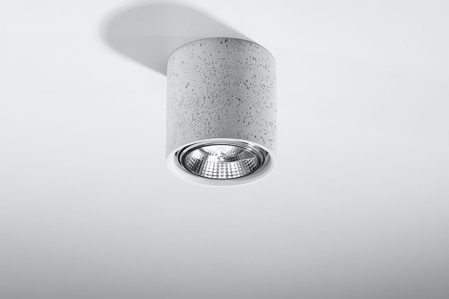 Beton Deckenlampe ADRIANA Ø14cm GU10 kompakt klein