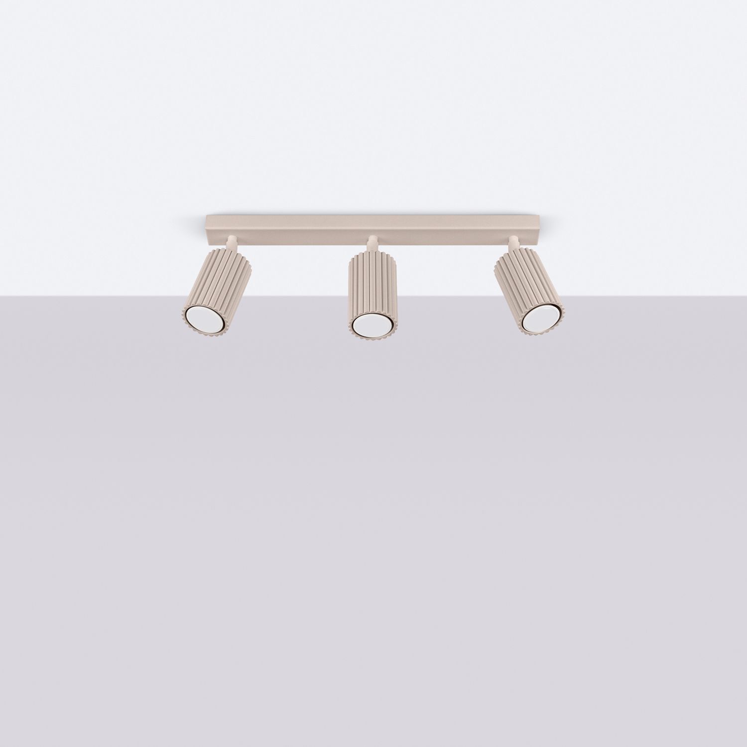 Deckenstrahler 3-flammig verstellbar 45 cm GU10 Taupe Deckenstrahler 3-flammig verstellbar 45 cm GU10 Taupe