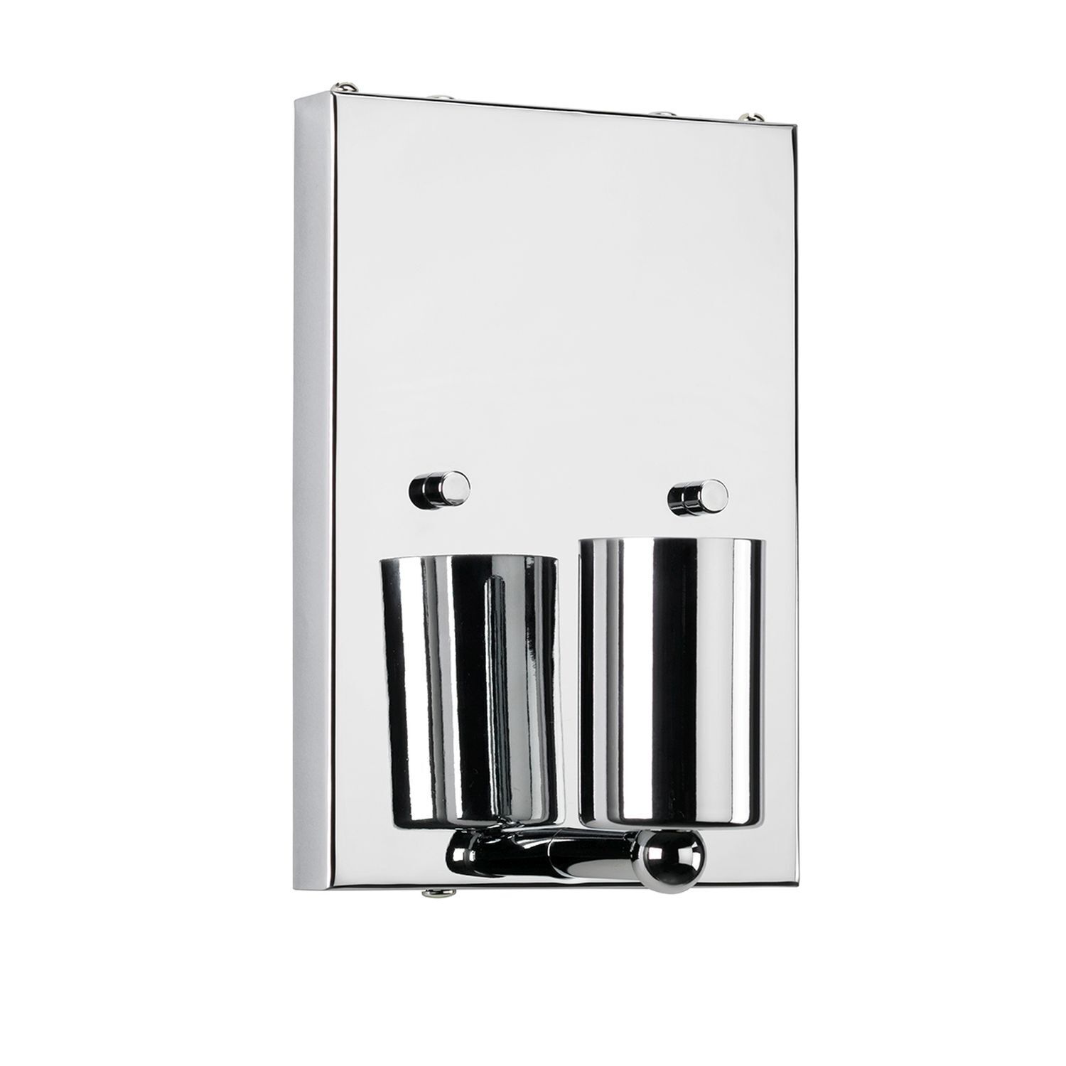 Up Down Applique Tissu Crème Chrome E27 GRASTA