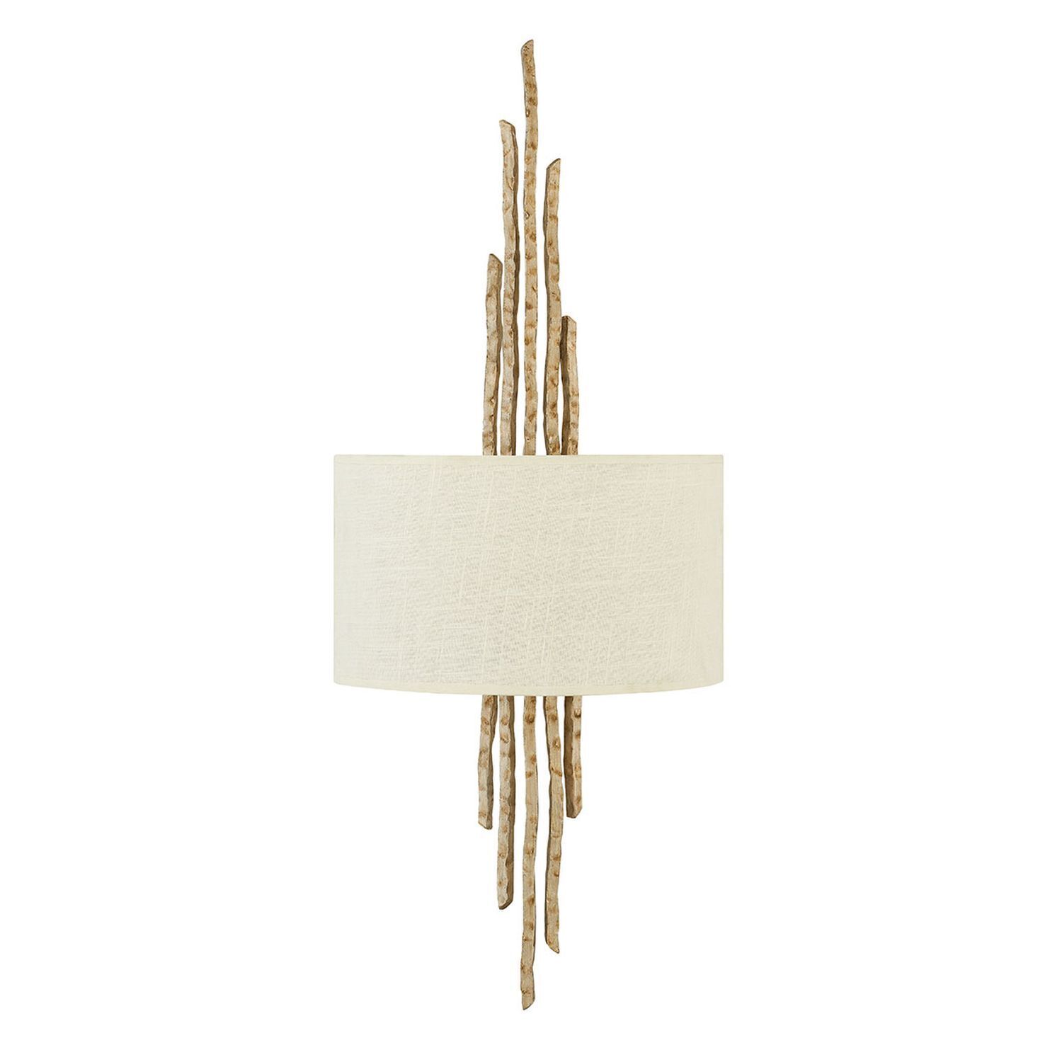 Wandleuchte PALINA Creme Gold B:30cm 2-flmg Lampe