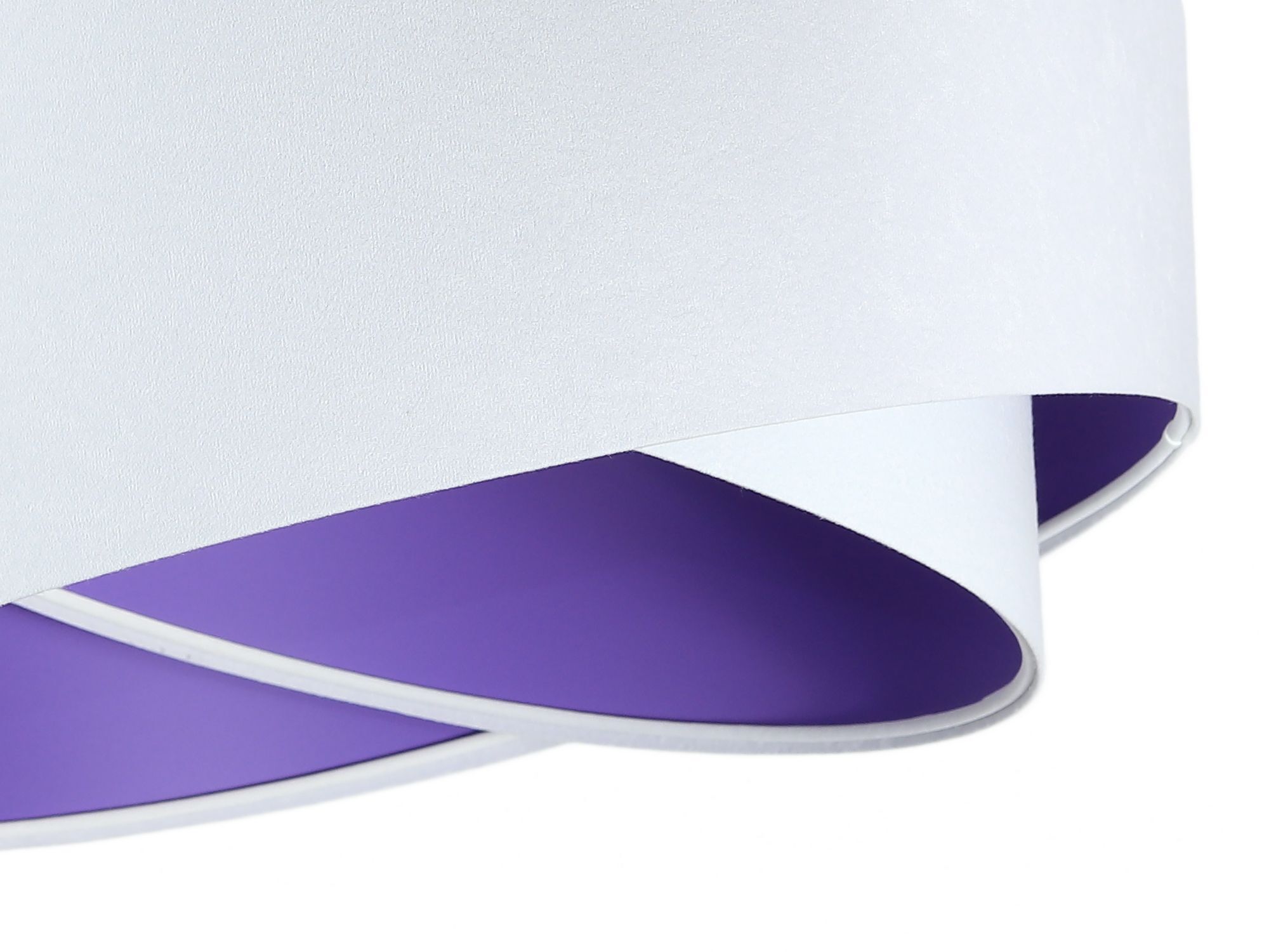 Lampe à suspendre tissu rond Ø50cm blanc violet salon Mütze, Kleidung, Hut, Lampe, Baseball-Kappe