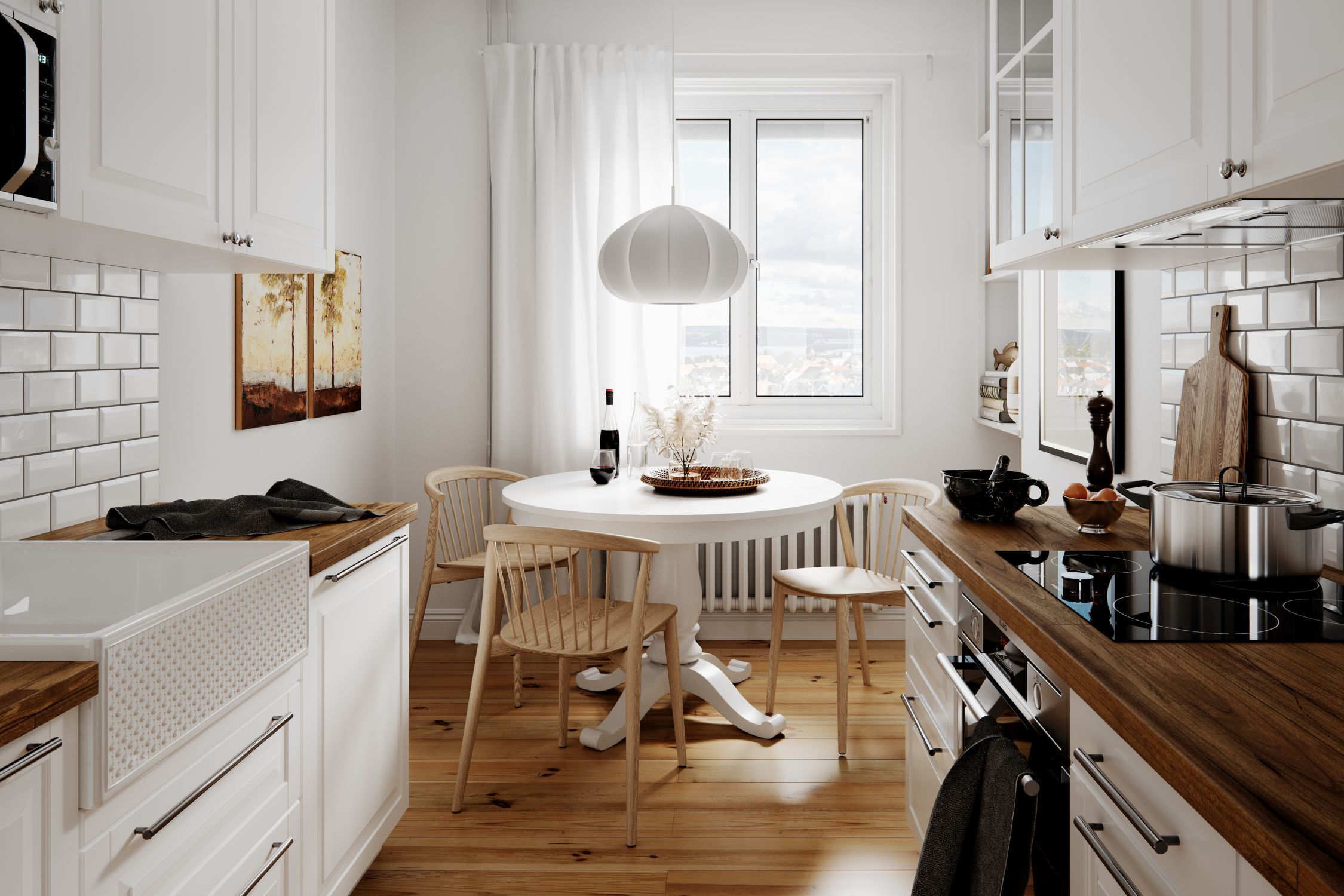 Drinnen, Innenarchitektur, Küche, Esstisch, Esszimmer