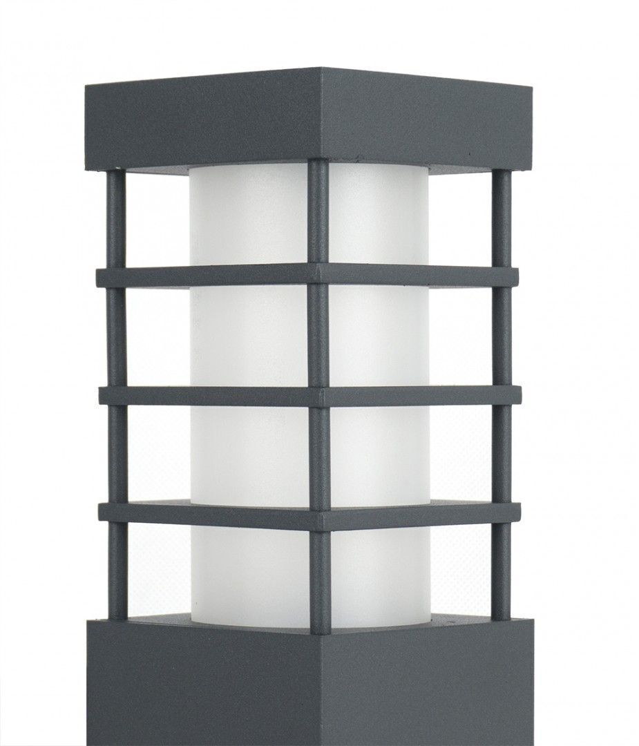 Wegeleuchte Anthrazit eckig 75 cm IP54 E27 Modern Lampe