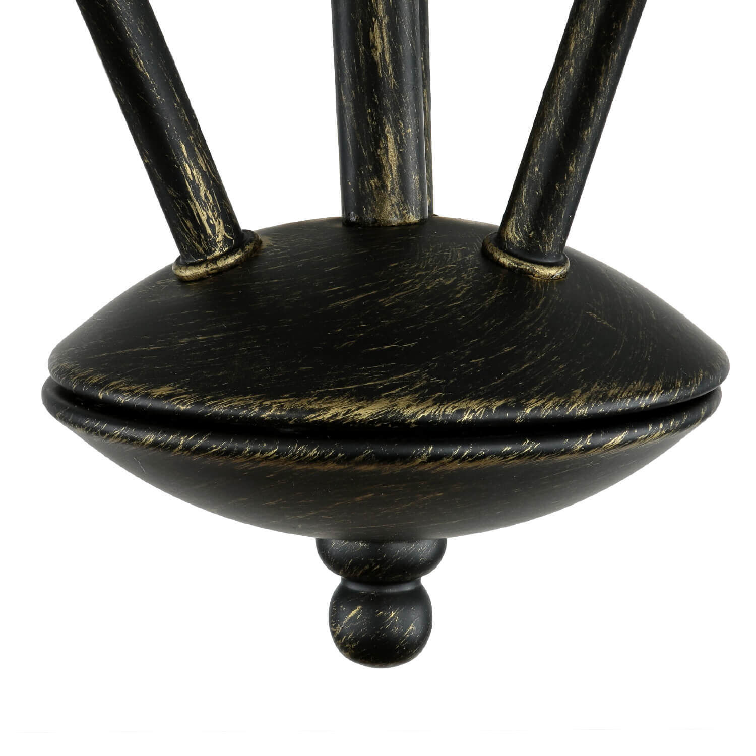 Holzstuhl, Schwarz, antik, dreibein, Basisfuß