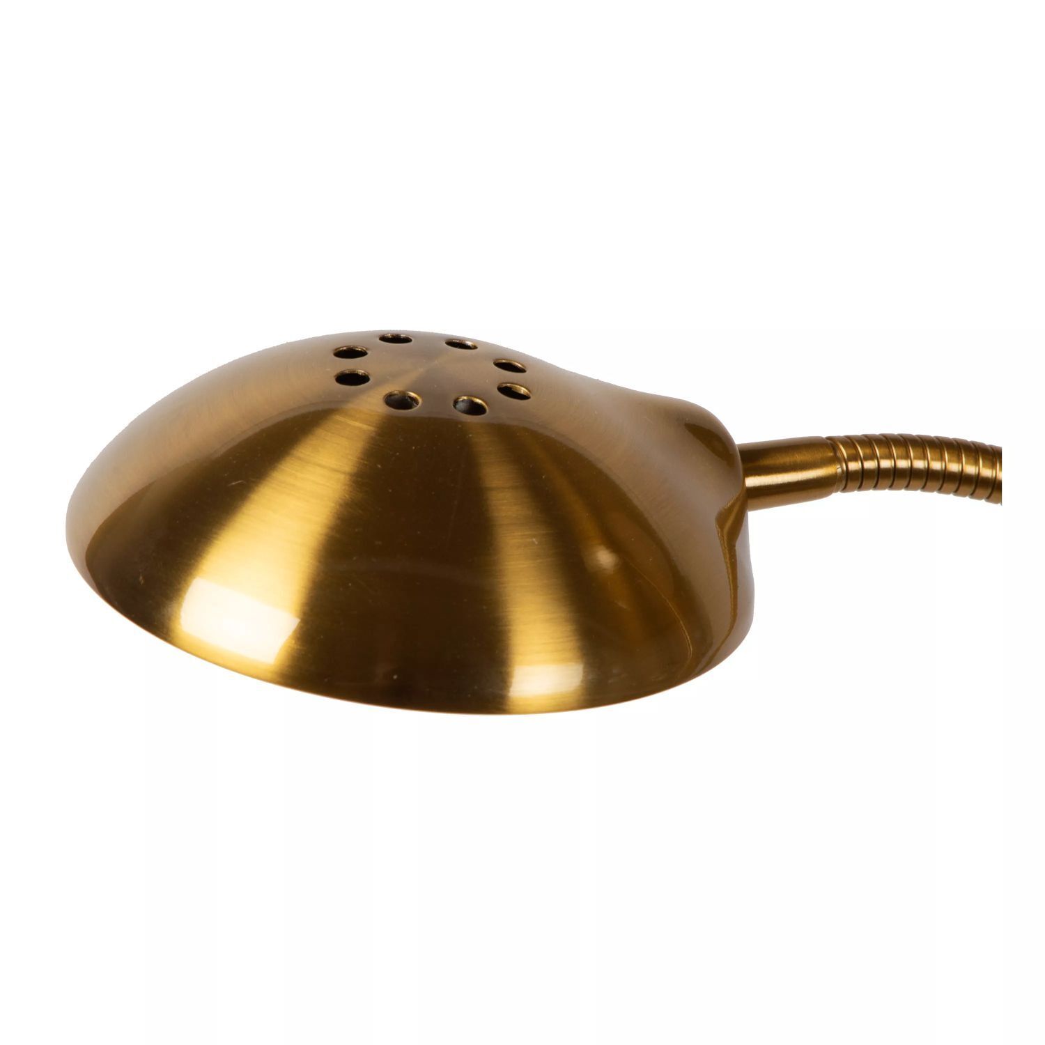 LED Deckenfluter Leselicht Metall Gold 180 cm 3000 K Bronze, Drinnen, Beleuchtung, Lampe