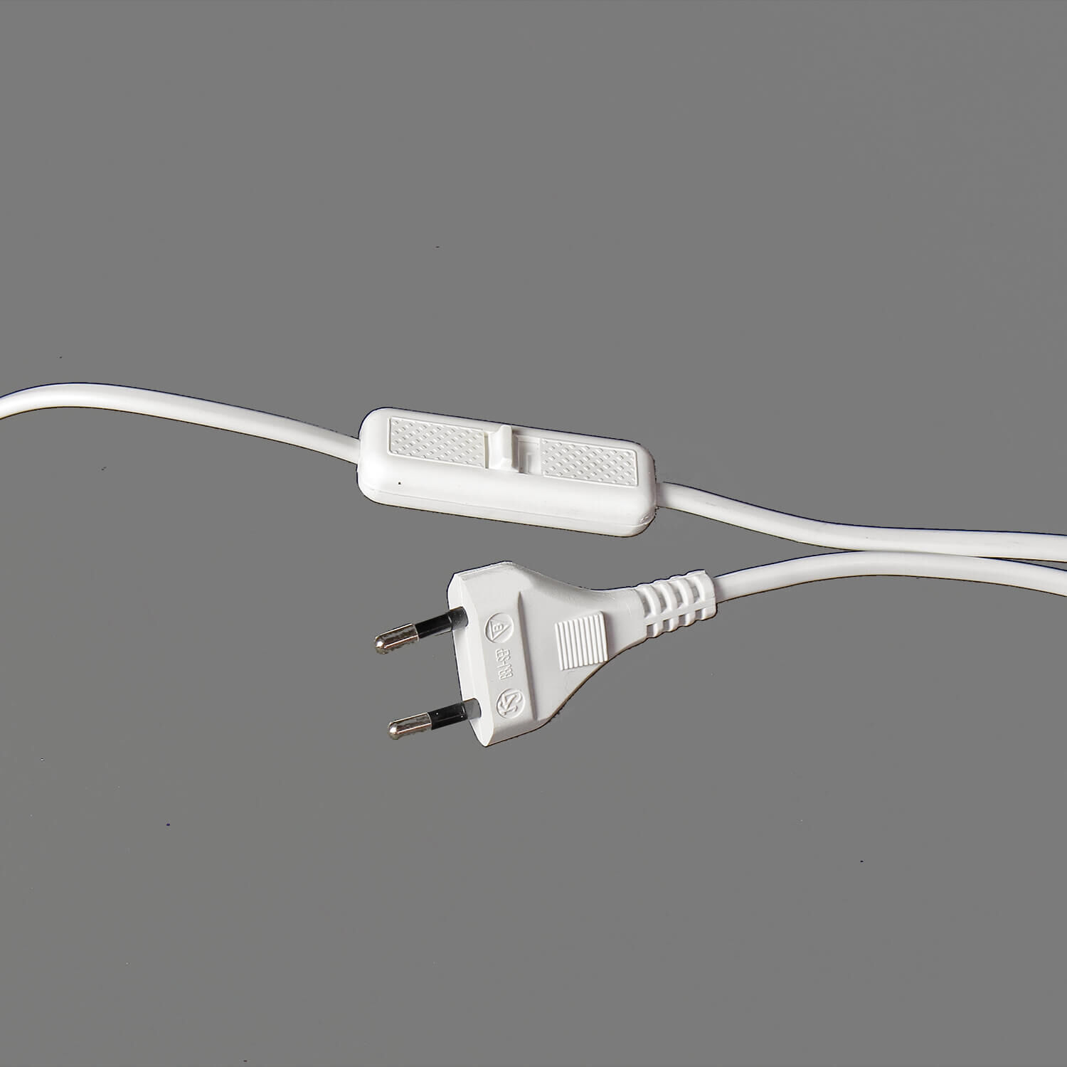 Wandlampe Weiß mit Steckdosenanschluss Adapter, Elektronik, Stecker