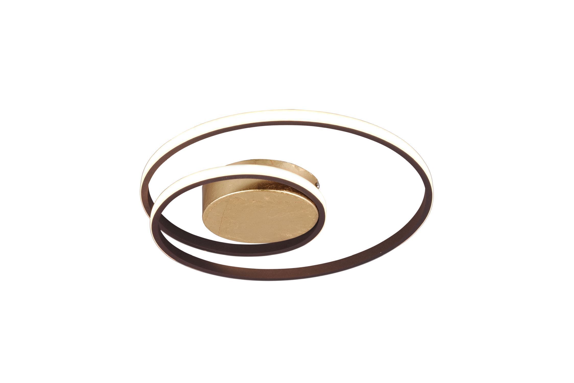 LED Deckenleuchte Metall Rost Schwarz B:39 cm Spirale LED Deckenleuchte Metall Rost Schwarz B:39 cm Spirale