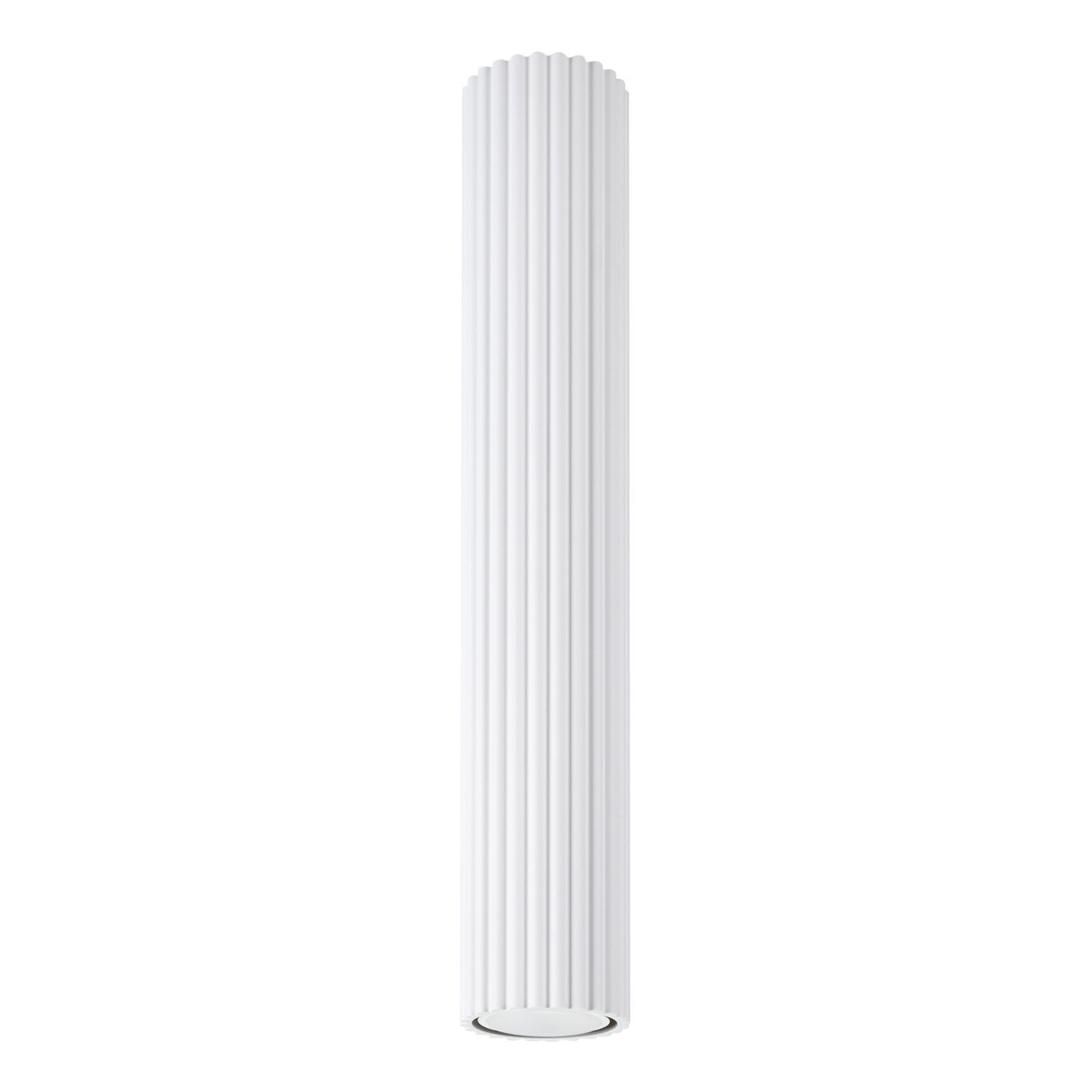 Spot Lampe plafond Blanc GU10 Ø 6,5 cm H : 40 cm Aluminium