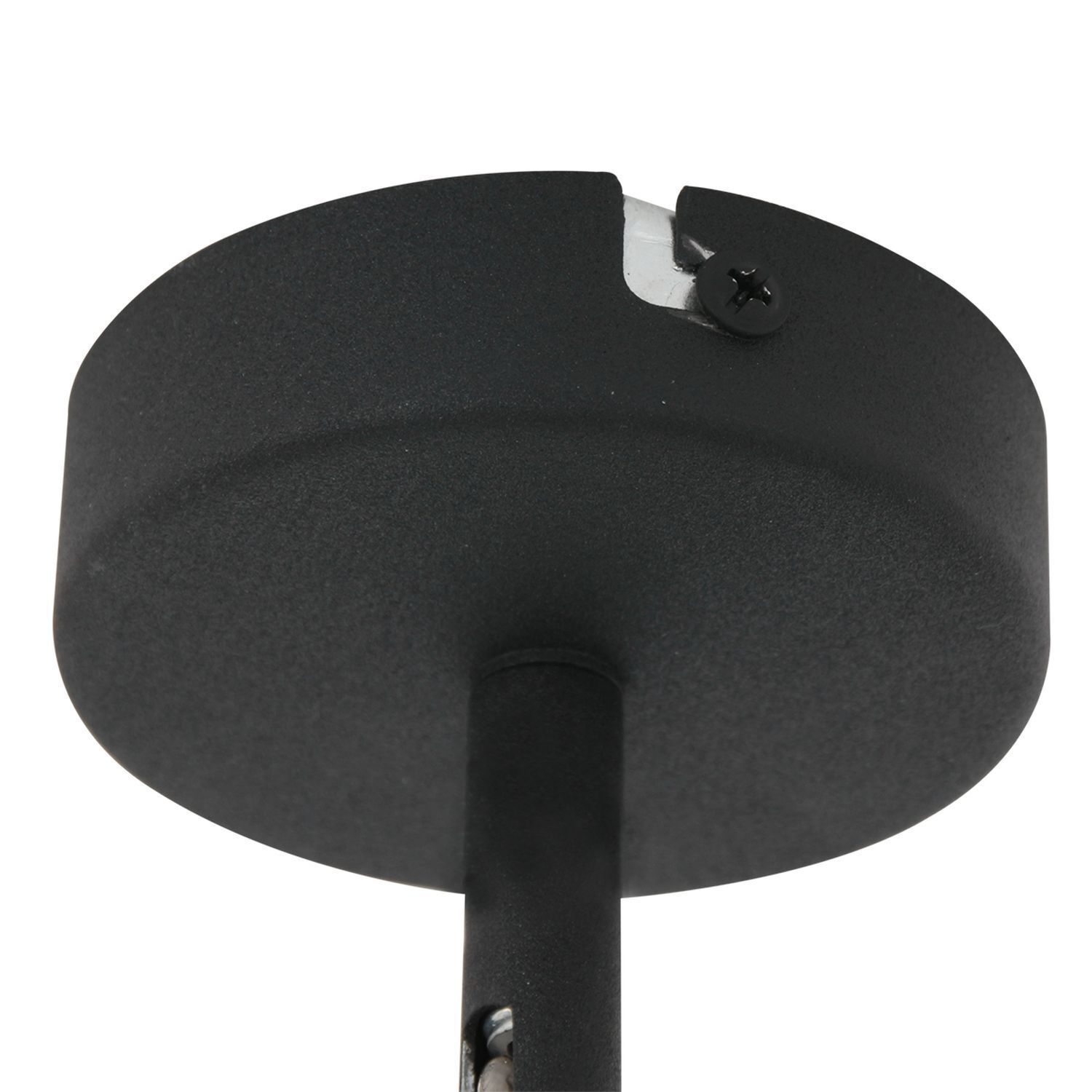 Spot de plafond flexible noir incl. GU10 accentué