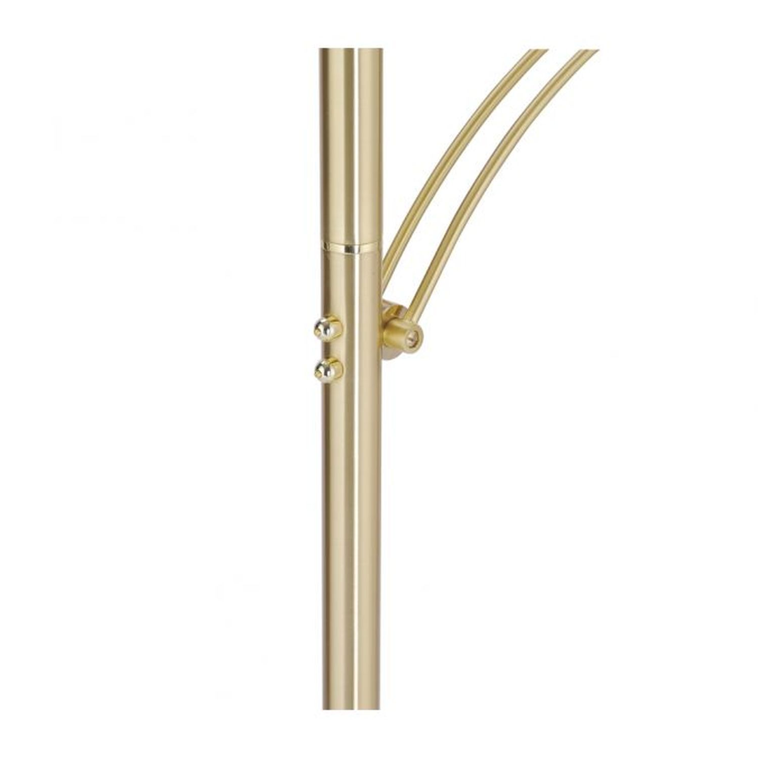 LED Stehlampe Leselicht in Messing Glas 200 cm dimmbar Schwert, Waffe