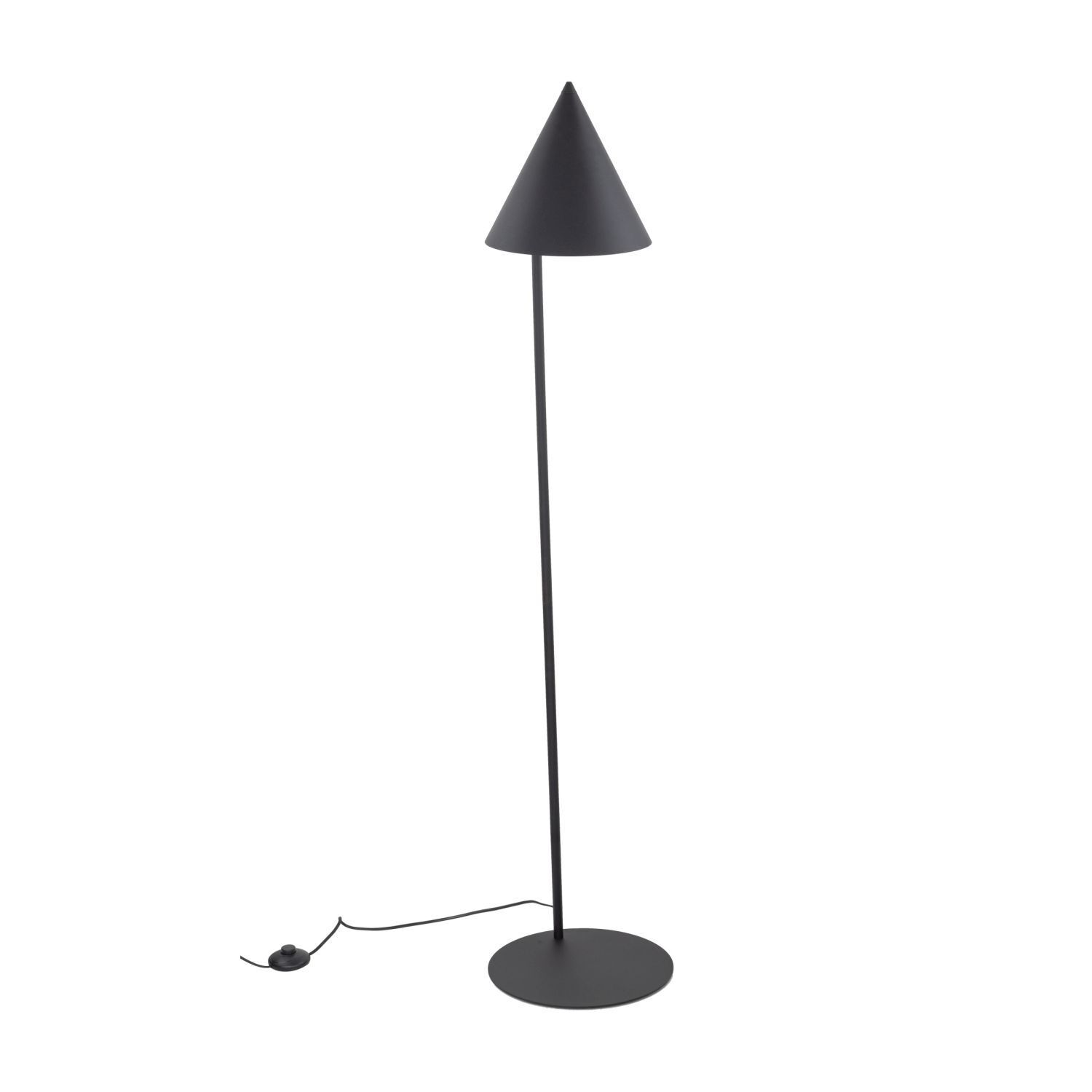 Lampadaire Noir Métal 145 cm petit E27 Rétro CODY Lampe, Lampenschirm