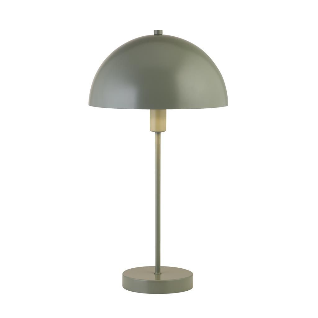 Lampe champignon métal vert Bauhaus H : 46,2 cm Ø 25 cm E14