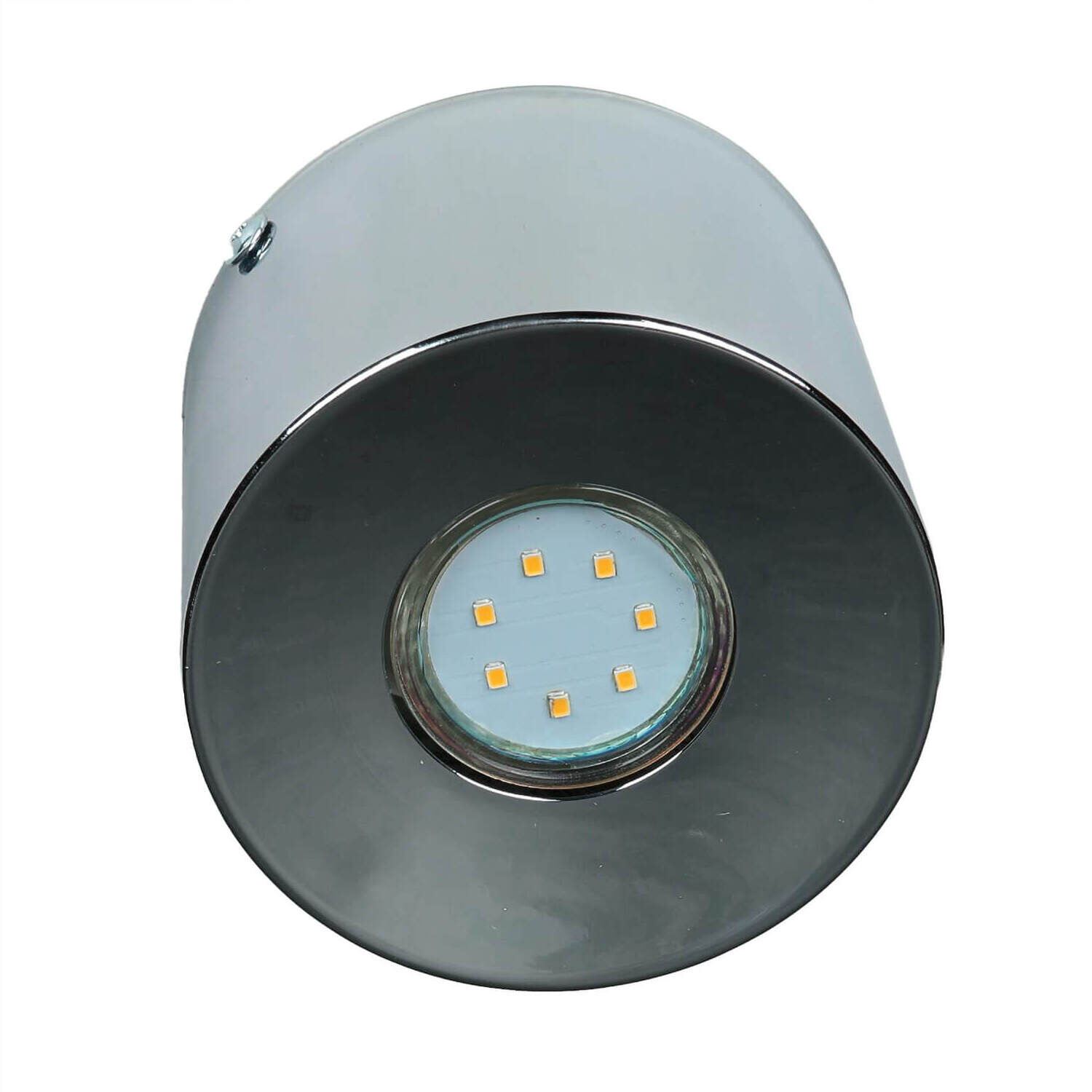 Deckenstrahler in Chrom Metall GU10 akzentuiertes Licht Spule, Maschine, Rotor, Spirale