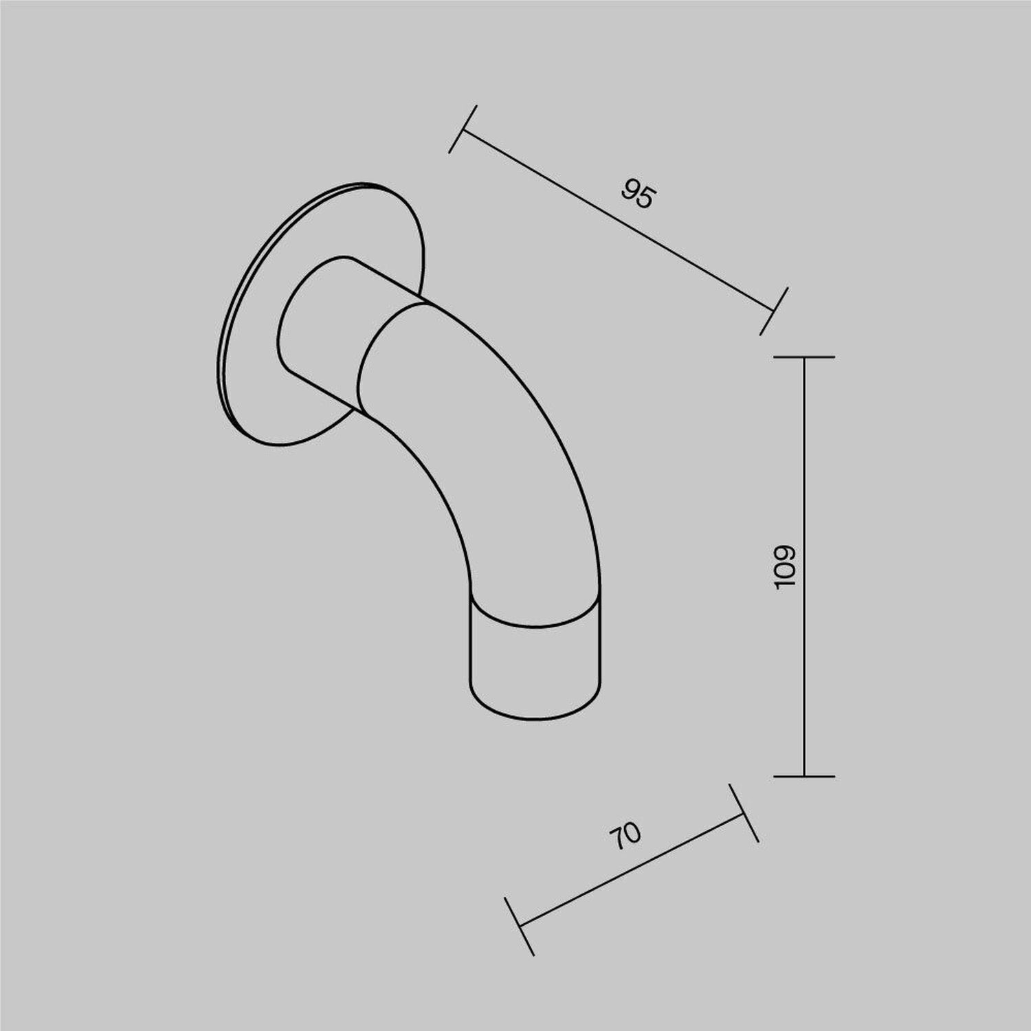 Armrosette, Biegung Rohr, Winkelverbindung, Rohranschluss, Flanschbogen
