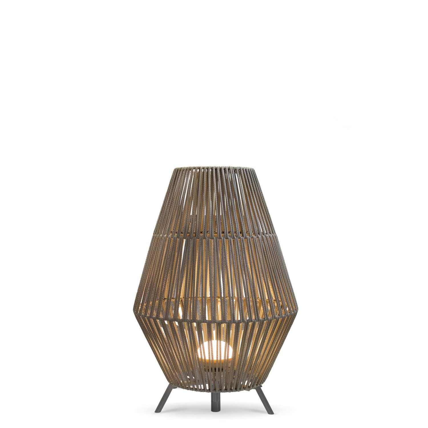 Lampe de table LED extérieure Batterie IP54 dimmable Télécommande 72 cm