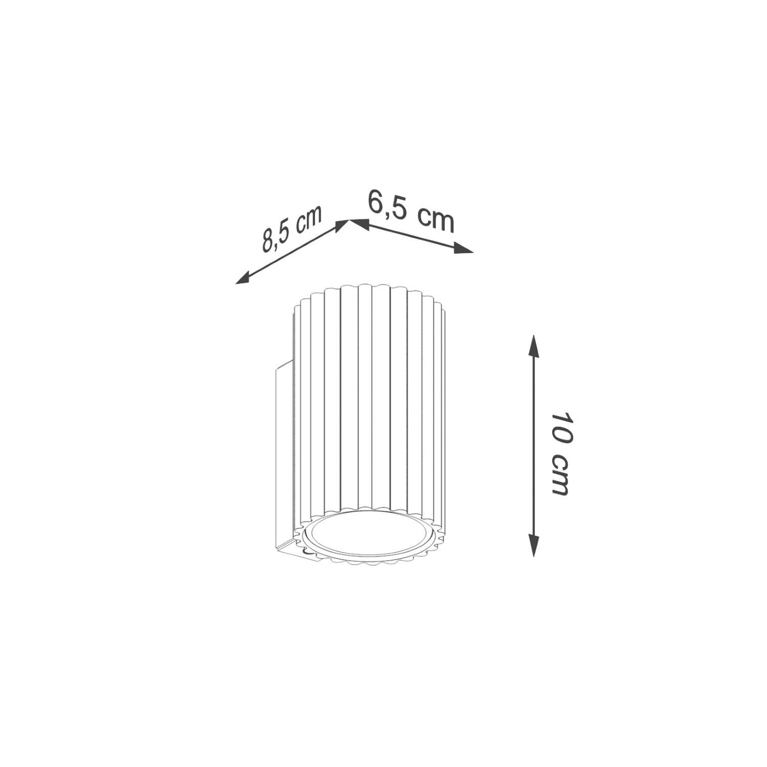 Applique murale GU10 H : 10 cm petite in Vert Moderne Aluminium Applique murale GU10 H : 10 cm petite in Vert Moderne Aluminium