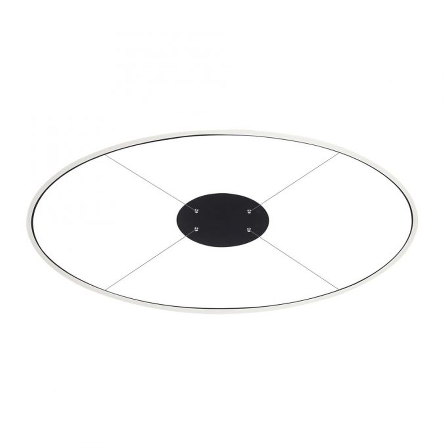 Suspension LED Anthracite ovale 3000 K 118 cm intensité lumineuse variable Suspension LED Anthracite ovale 3000 K 118 cm intensité lumineuse variable