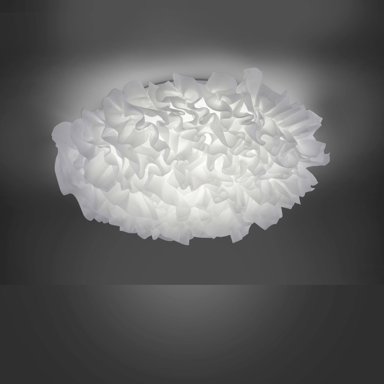 Plafonnier LED Tissu Blanc rond Ø50 cm 2700-5000 K