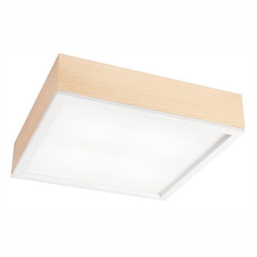 Deckenlampe Glas blendarm Holz Pinie E27 B:38,5 cm Deckenleuchte, Postfach