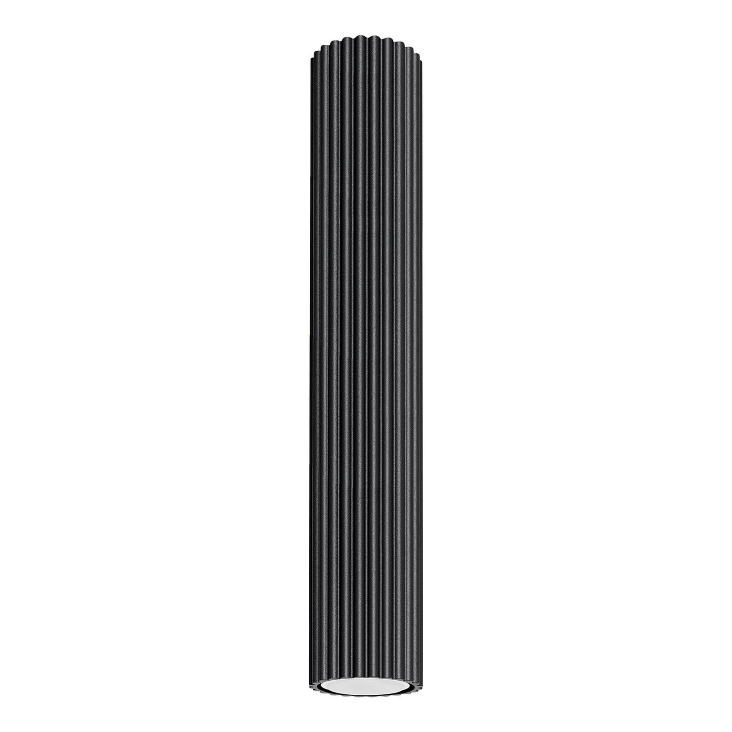 Spot de plafond étroit Ø 6,5 cm H : 40 cm Noir GU10 apparent