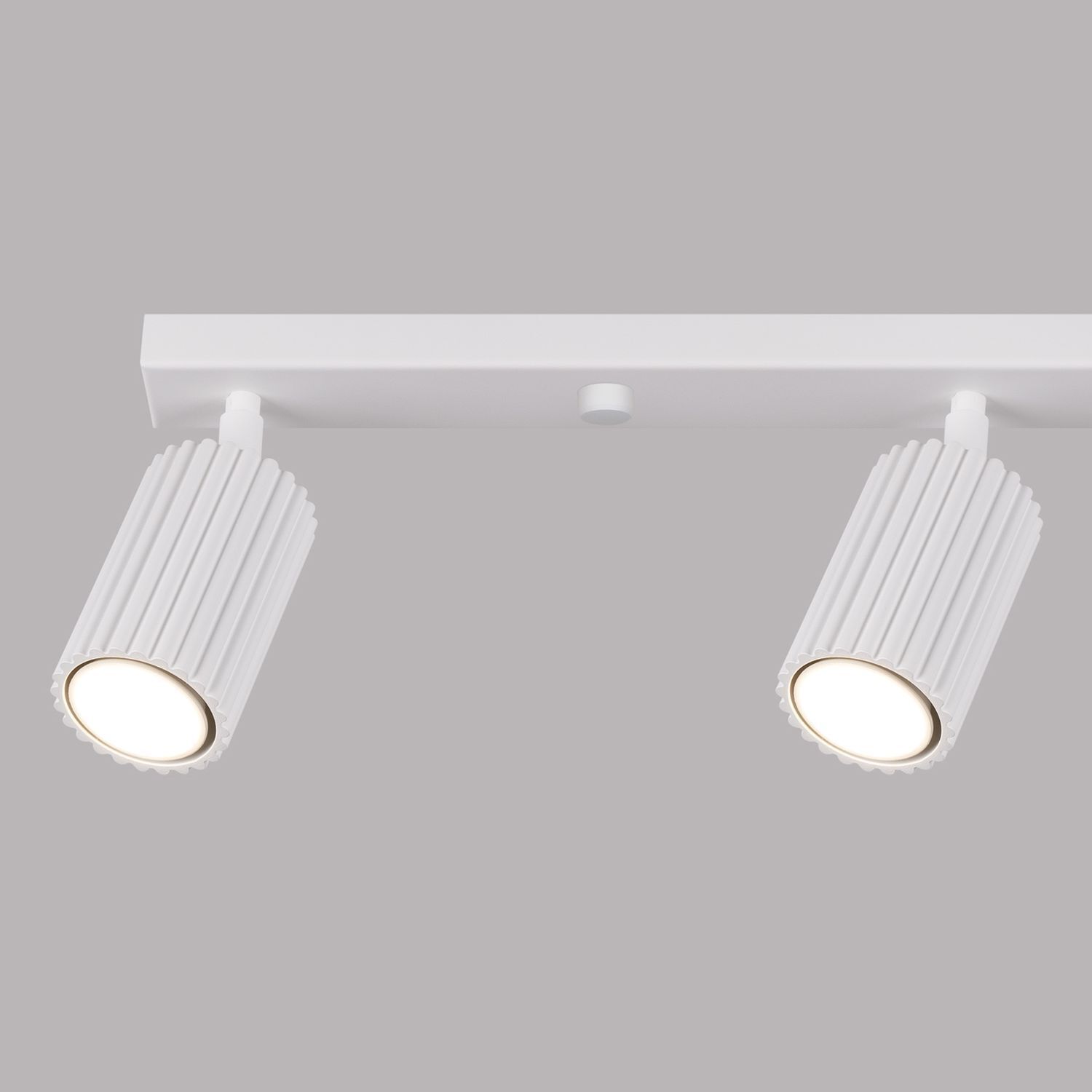 Deckenstrahler Weiß 4-flammig GU10 81 cm lang schwenkbar