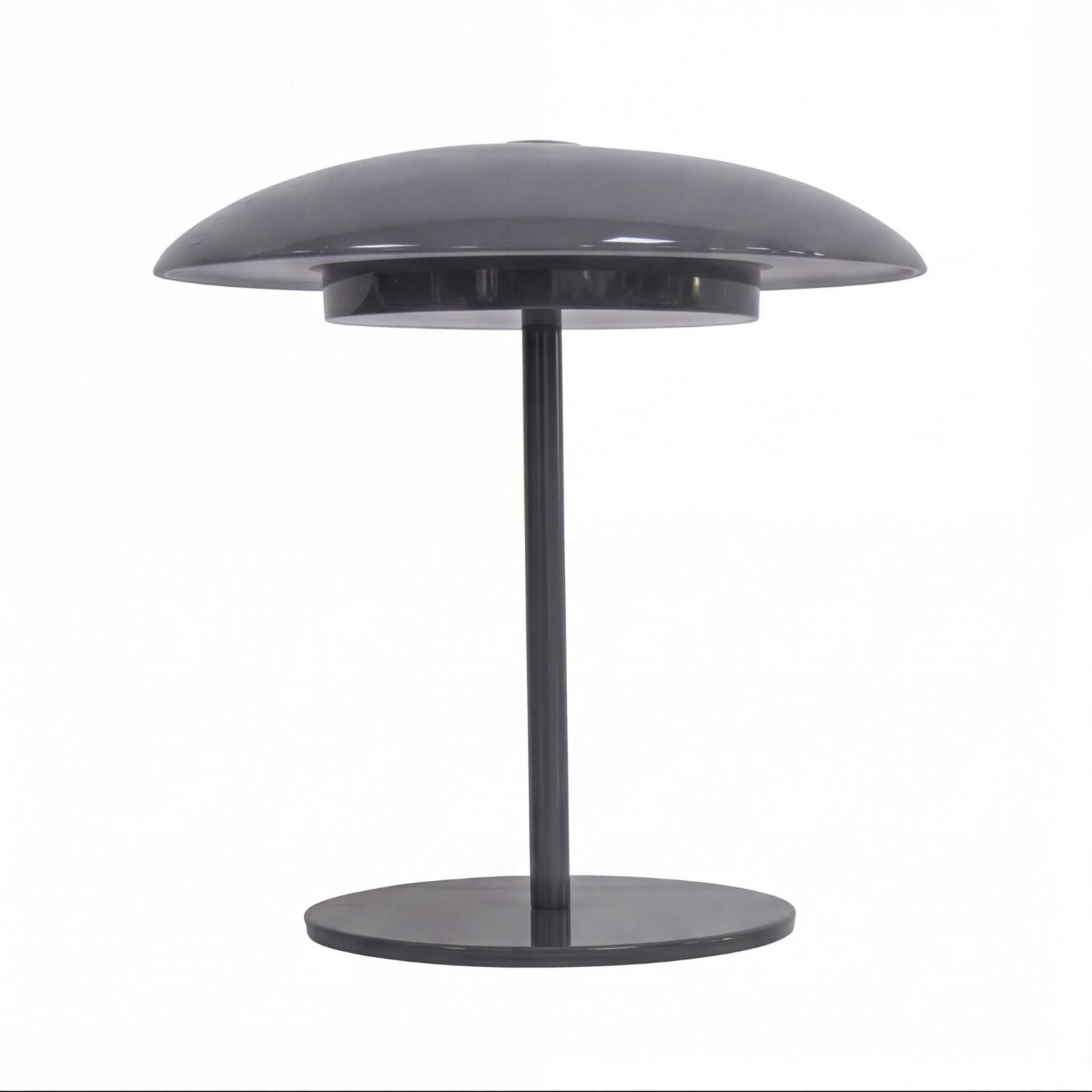 metall-lampen-moderne-led-aussenleuchte-aussenbeleuchtung-schwarz-modern-balge-1x-led-mit-4w-anthrazit-modern-dimmbar-le110938-02 Tischlampe, Nachttischlampe, Schwarz, Metall, Rundes Design