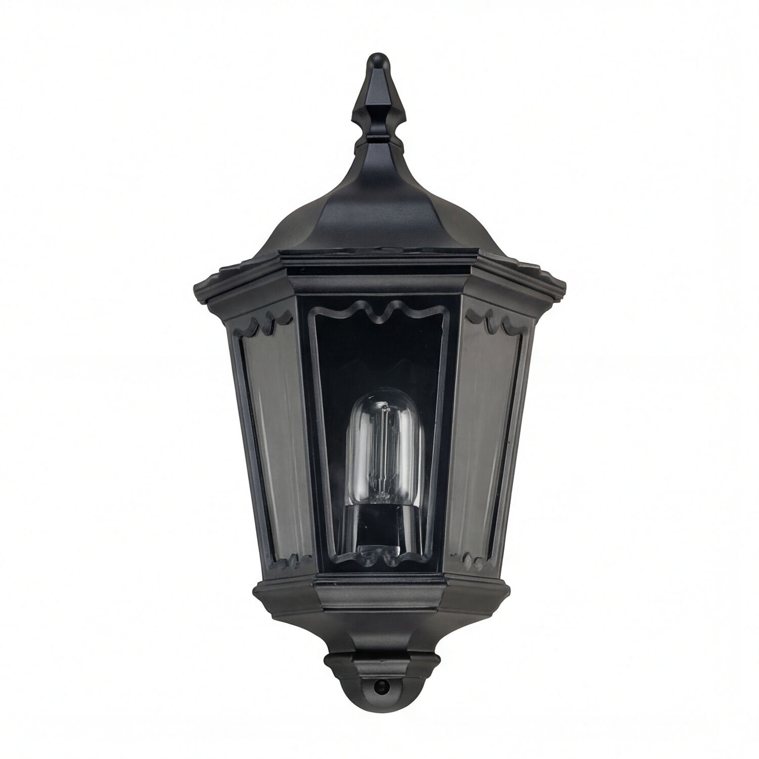 aussen-wandleuchte-aussenlampe-carter-1-flammig-schwarz-rustikal-vintage-01 Außenlampe, Wandlampe, Gartenlampe, Metall, Glühbirne