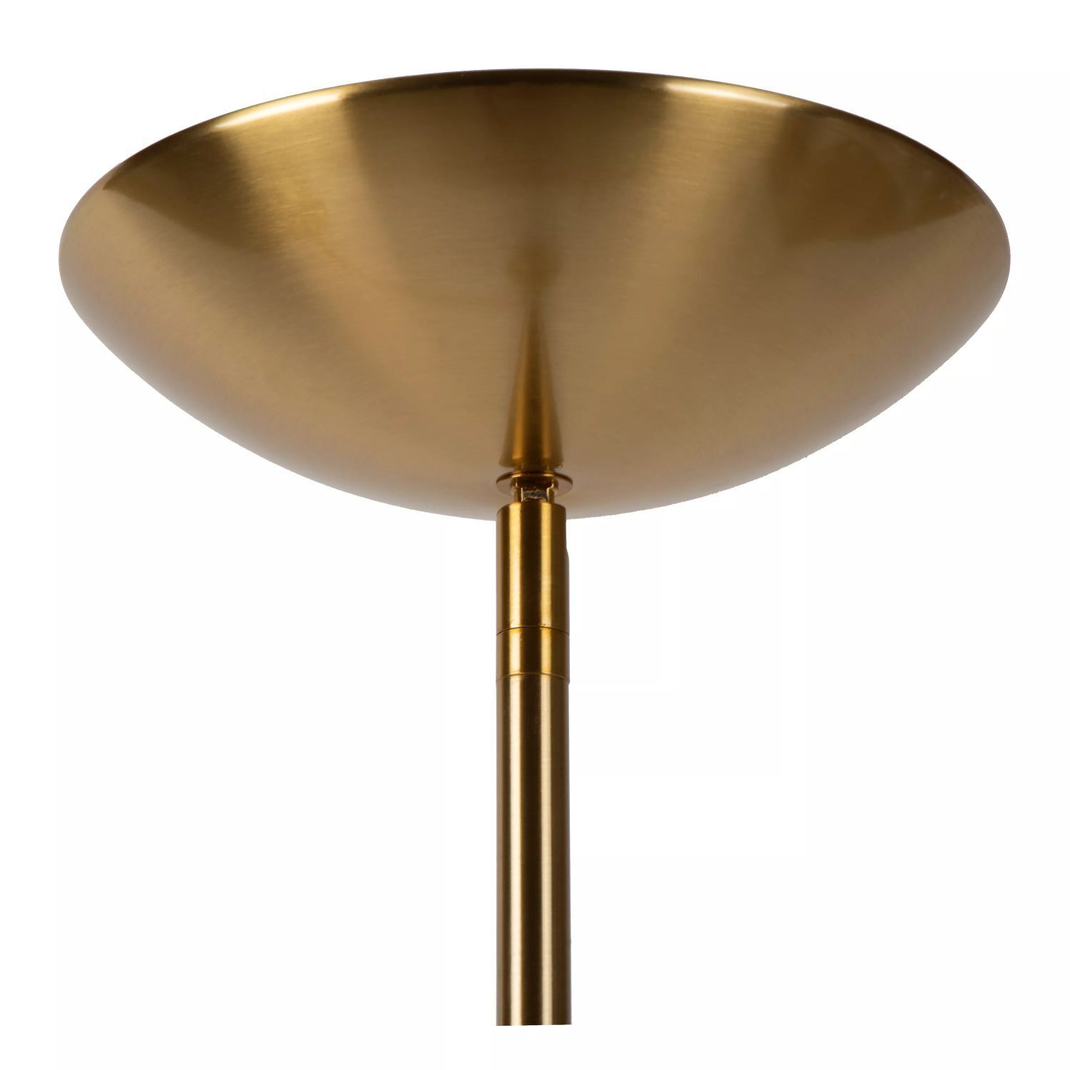 LED Deckenfluter Leselicht Metall Gold 180 cm 3000 K Lampe, Lampenschirm