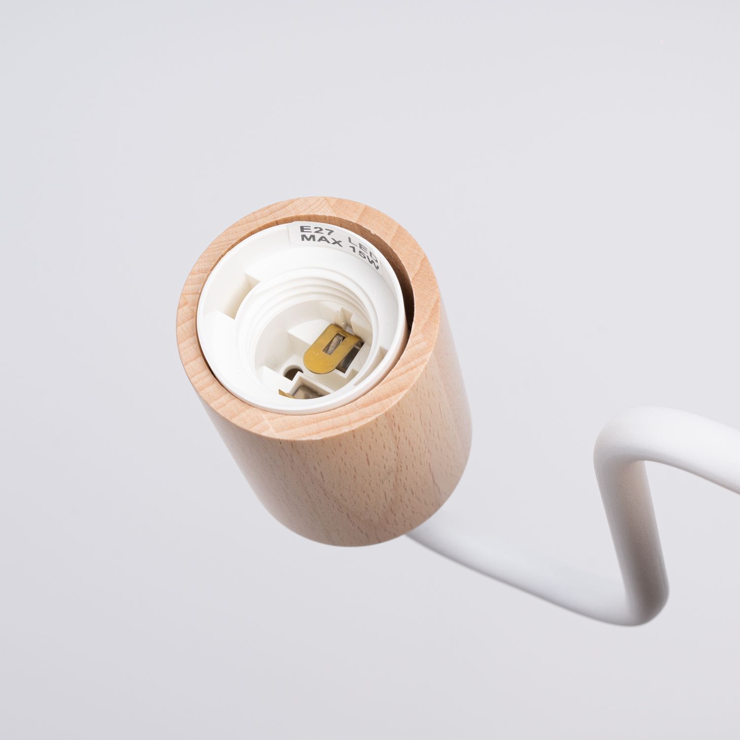 lampe, fassung, holz, hölzern, e27