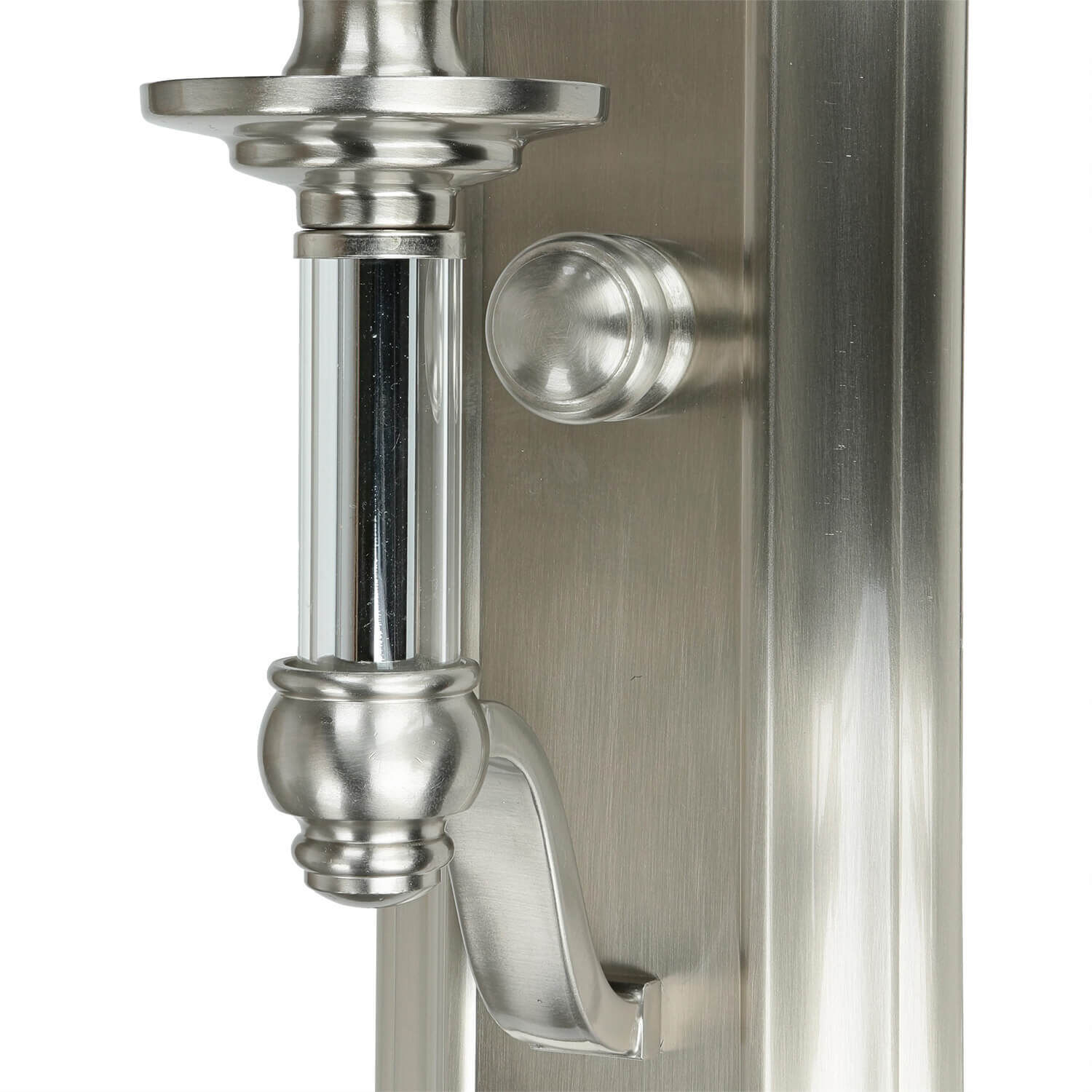 Applique murale LUANA en nickel L:11cm Lampe design Griff, Sinken, Waschbeckenhahn