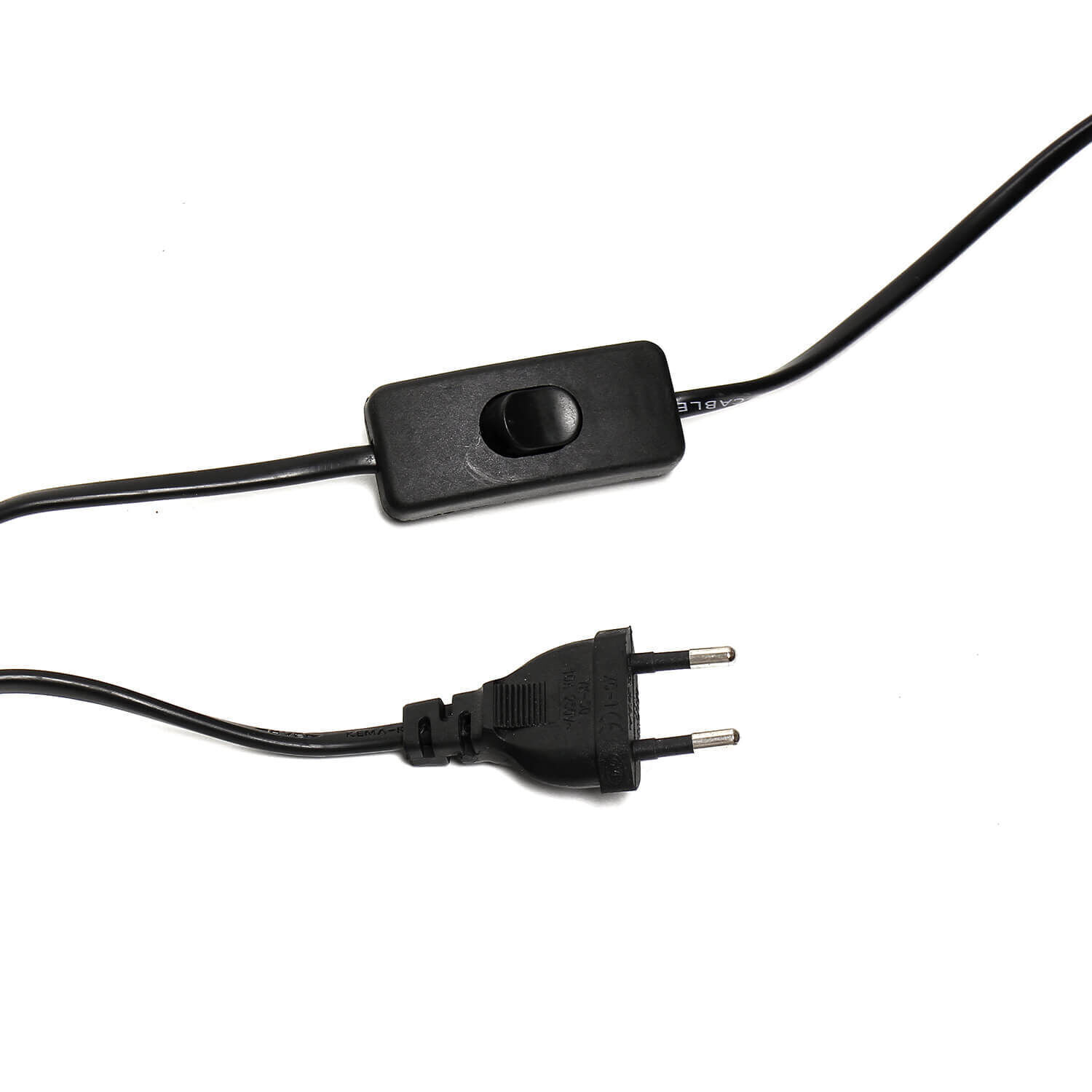 Design Tischlampe Treibholz Stoffschirm 80 cm lang Adapter, Elektronik, Stecker