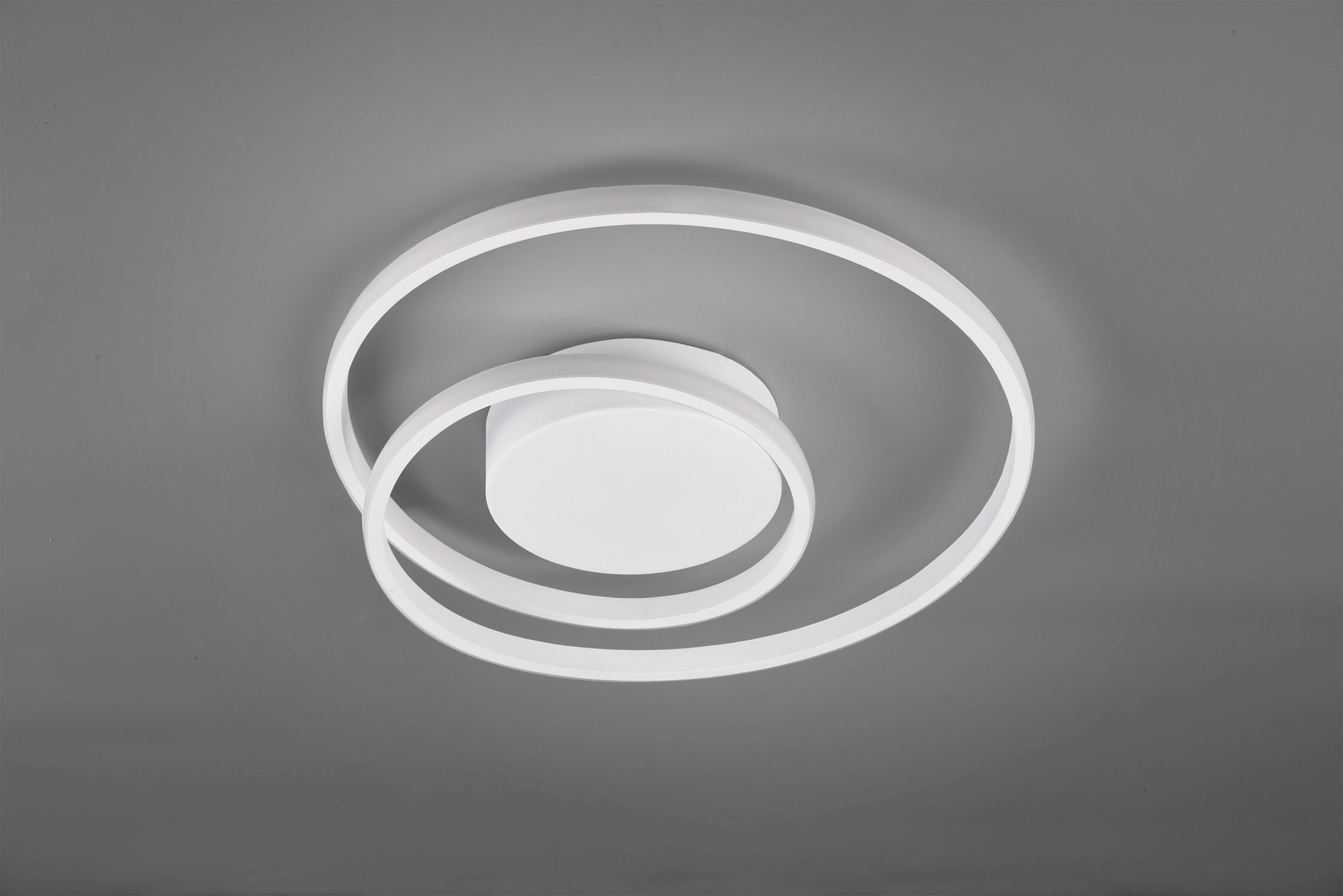 LED Deckenlampe Metall Weiß 2500 lm B:39 cm Spirale