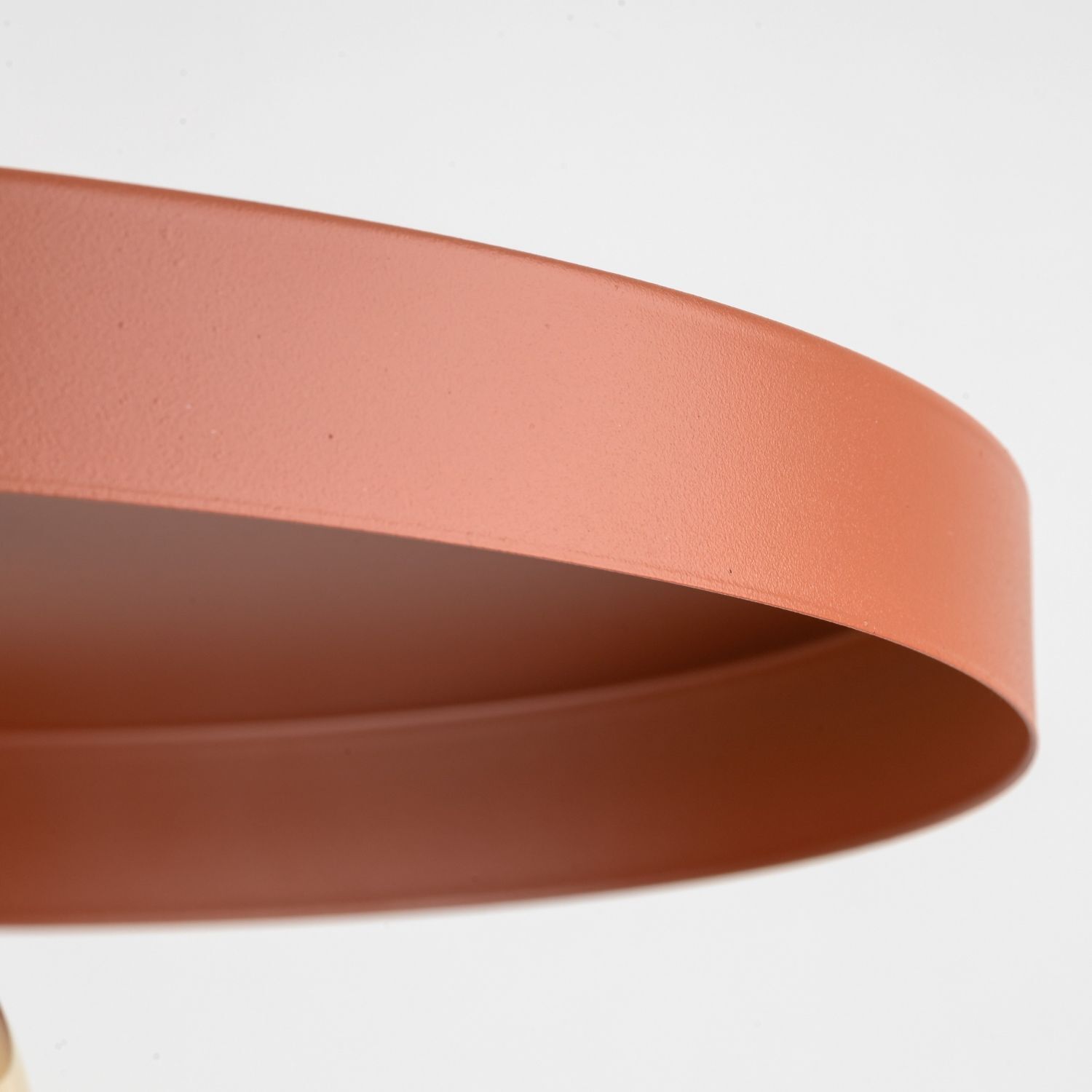 Runde Pendelleuchte E27 Ø30 cm Vintage Braun Ziegelrot Lampe, Zubehör