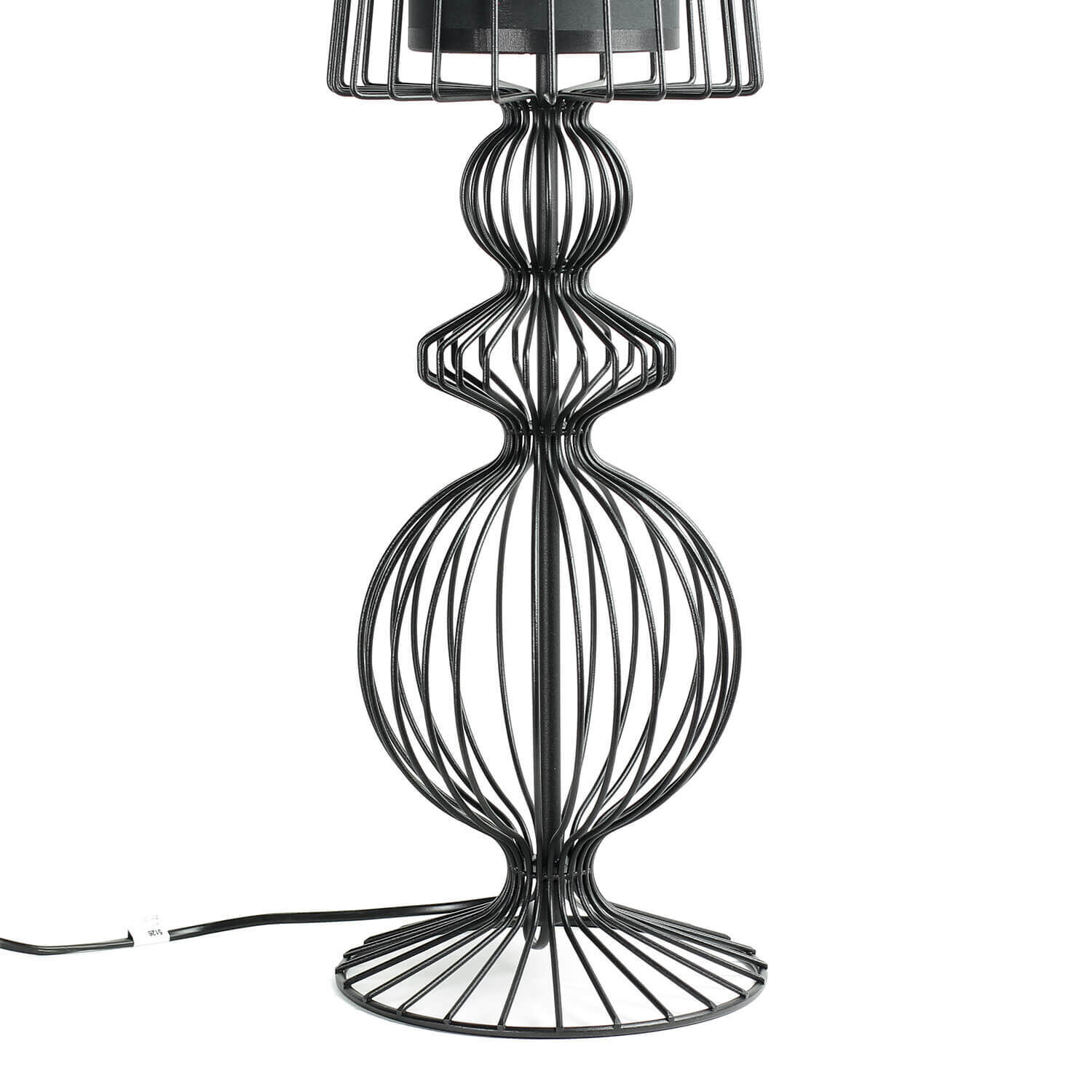 Lampe de chevet moderne noire Lampe