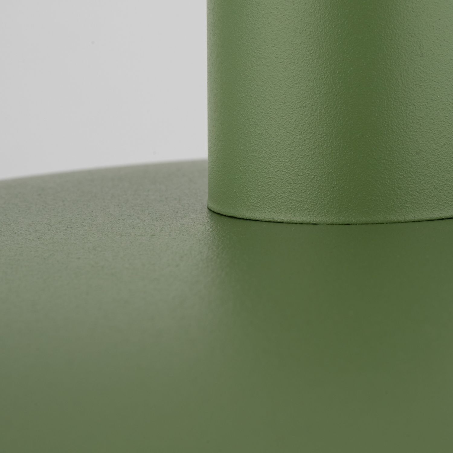 Runde Hängelampe Metall Ø41 cm E27 Loft in Grün Zylinder