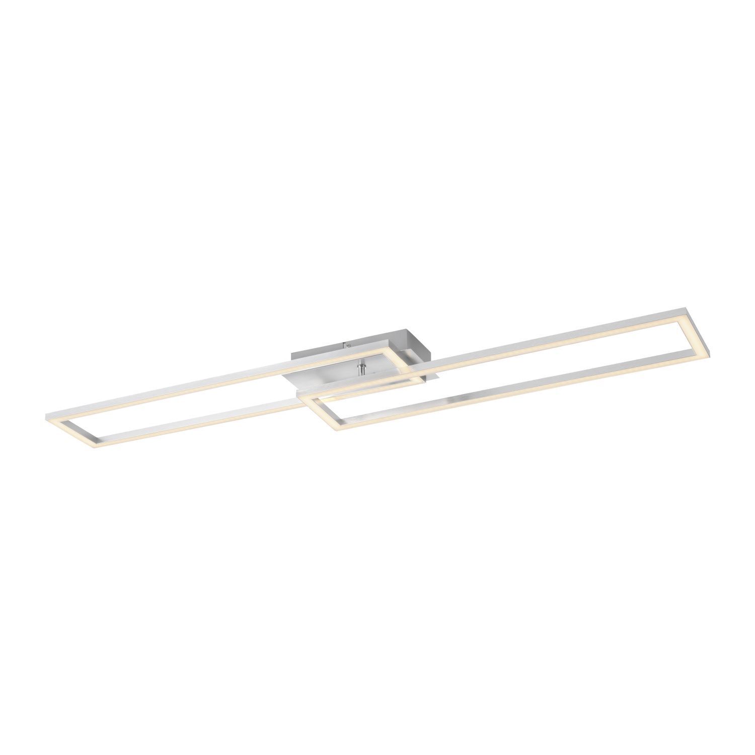 Plafonnier LED à intensité variable en acier 3000 K L:102 cm