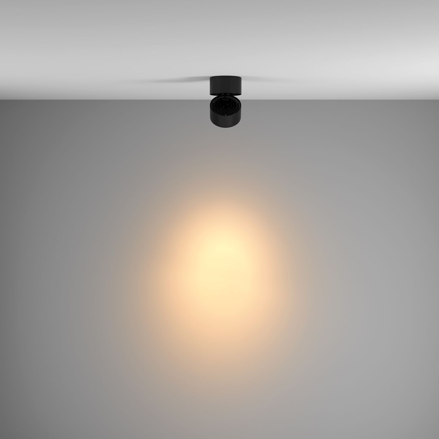 LED Deckenspot schwenkbar Metall Schwarz B:10 cm 3000 K Kamera-Lampe, Treiber-Licht, Wandspot, Deckenkamera, Beleuchtung