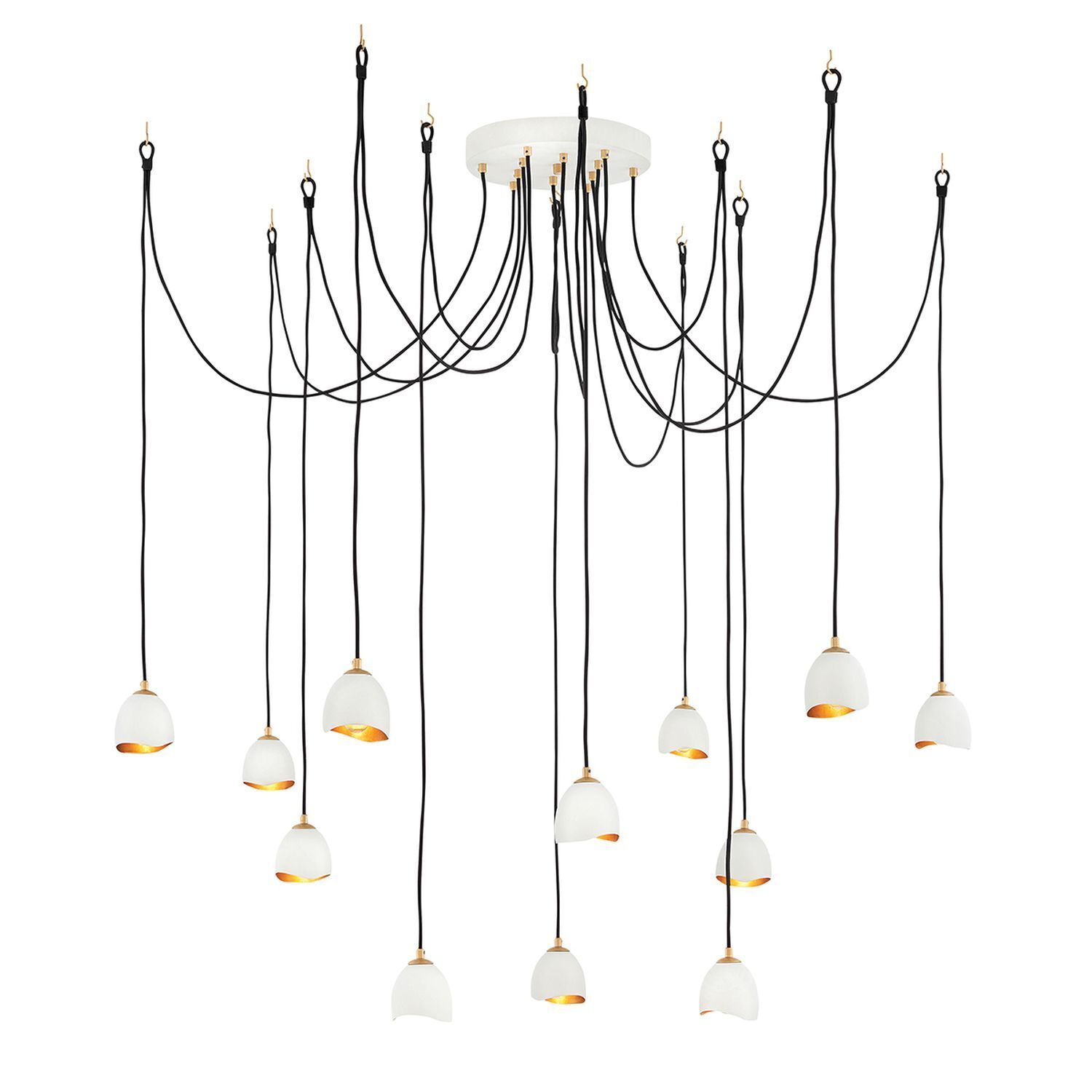 Lampe à suspendre XXL L : 152,4 cm H : max. 370 cm E27 Moderne