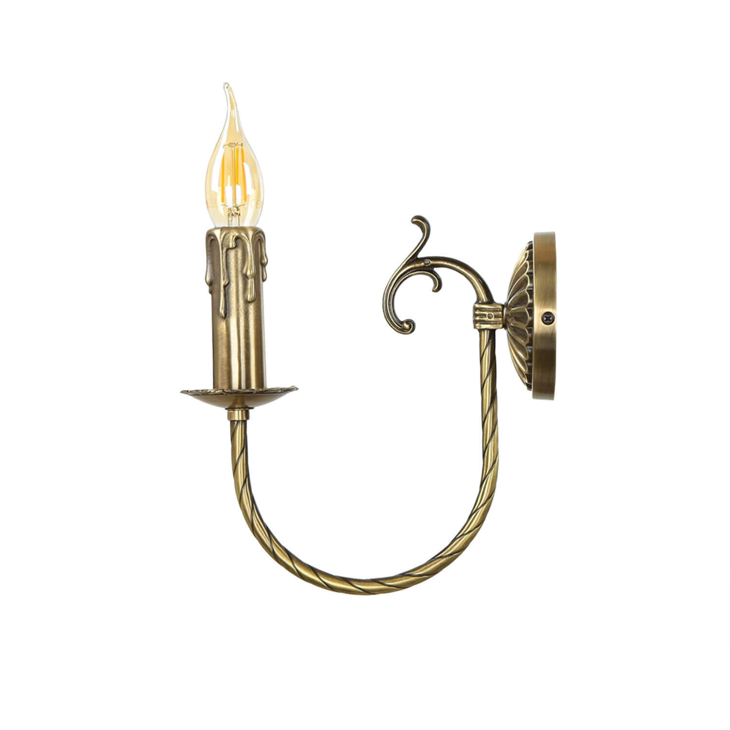 Jugendstil Wandleuchter E14 Petalo Badezimmer, Drinnen, Zimmer, Duscharmatur