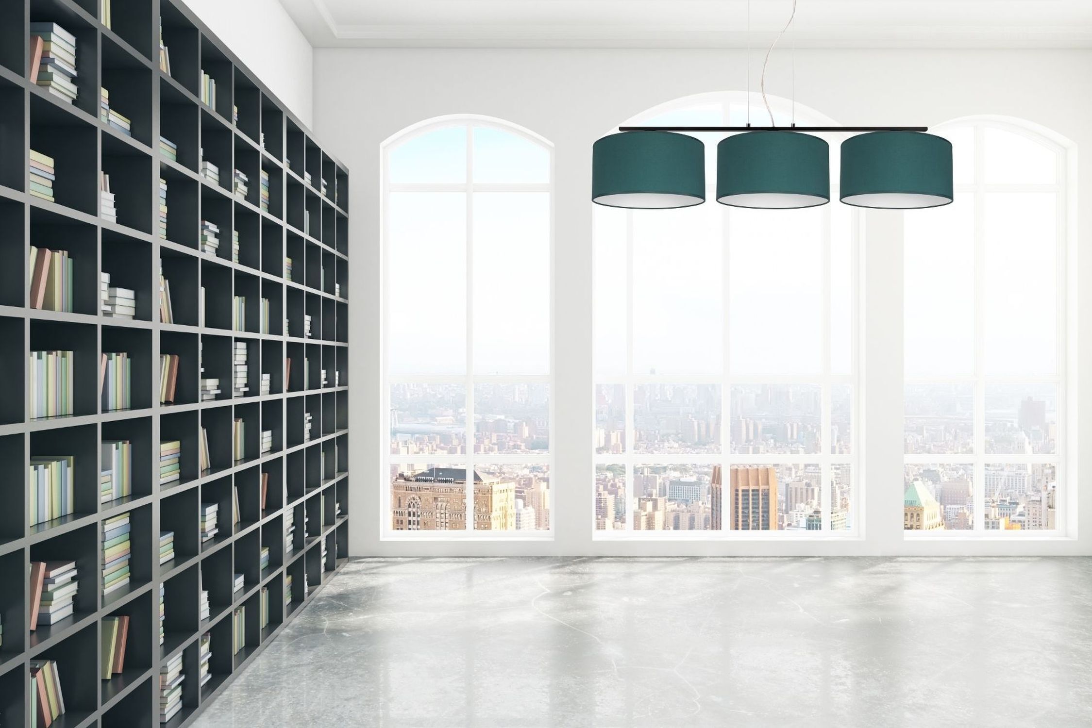 Blendarme Pendelleuchte Stoff Schwarz Grün E27 L:100 cm Moebel, Fenster