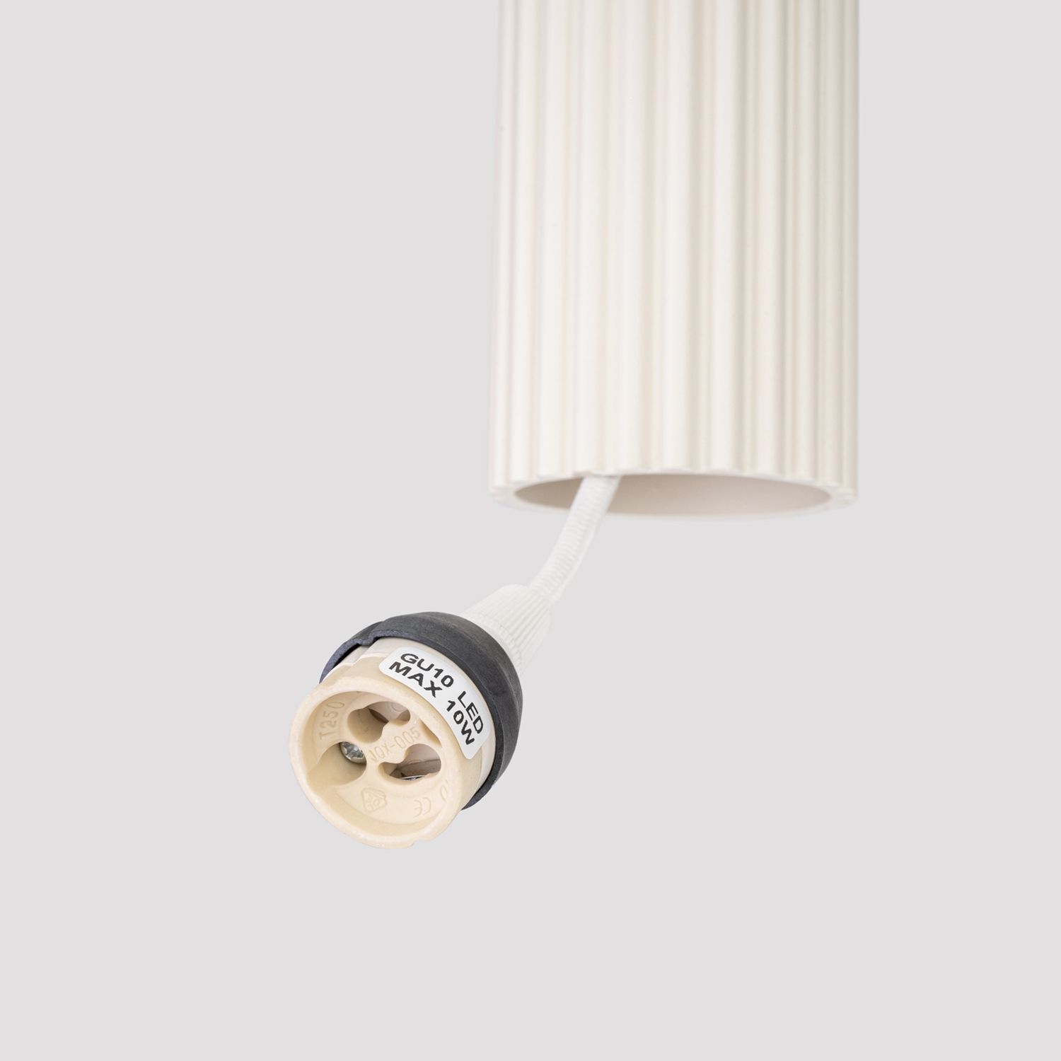 Suspension à 3 flammes GU10 L : 45 cm en Crème Moderne