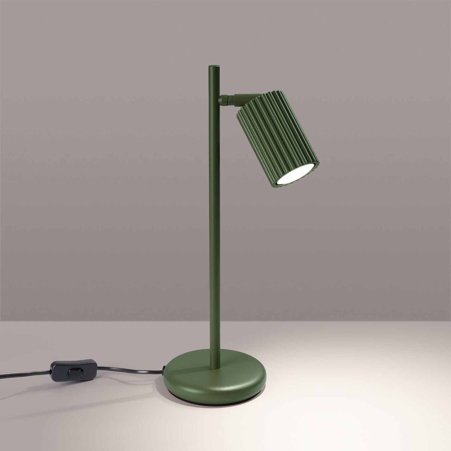 Lampe de bureau Moderne 43 cm de haut Vert GU10 orientable BERTA