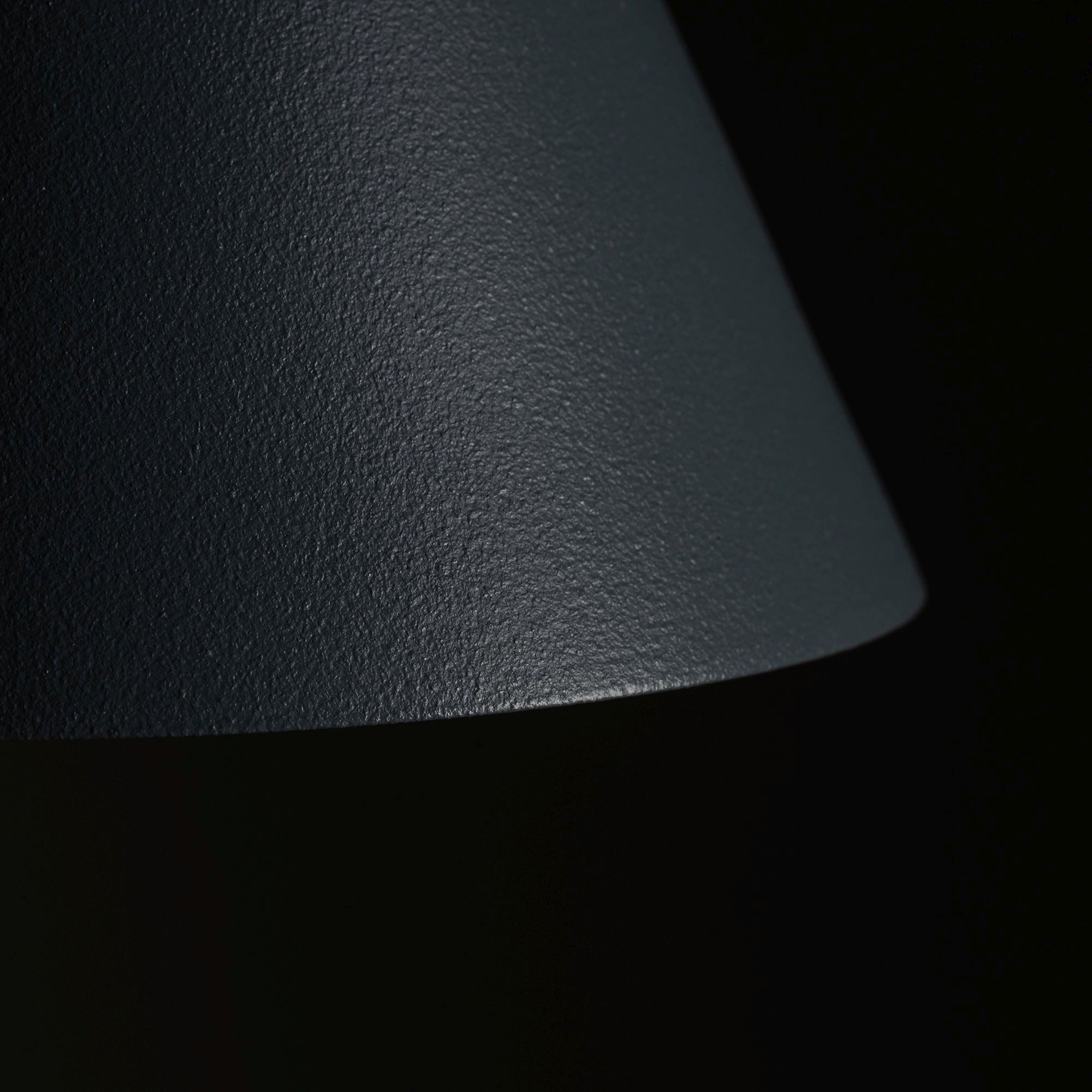 Runde Hängeleuchte Umbra Blau Ø11 cm GU10 Metall Kegel lackleuchte, schwarz, metallisch, oberfläche, lampenschirm