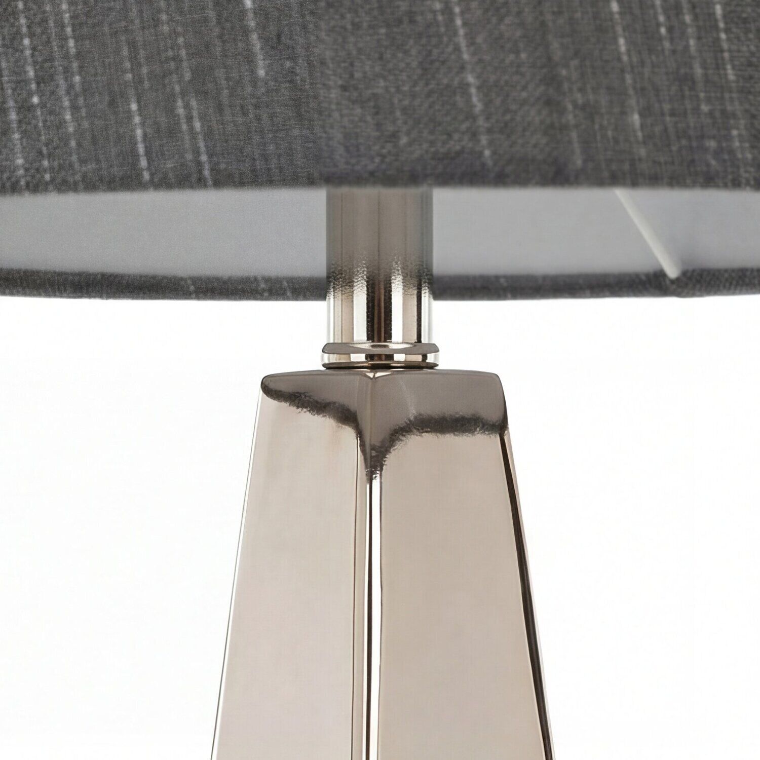 stehleuchte-stehlampe-pilar-1-flammig-nickel-poliert-dunkelgrau-modern-design-04 lamp, Tischlampe, Metall, Chrom, verstellbarer Stiel
