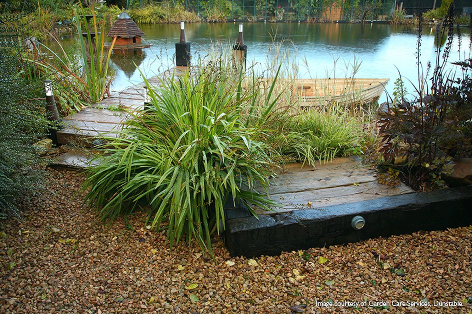 LED Pollerleuchte IP54 37cm Aluminium Modern Haus Garten Uferpromenade, Natur, Teich, Gras, Vegetation